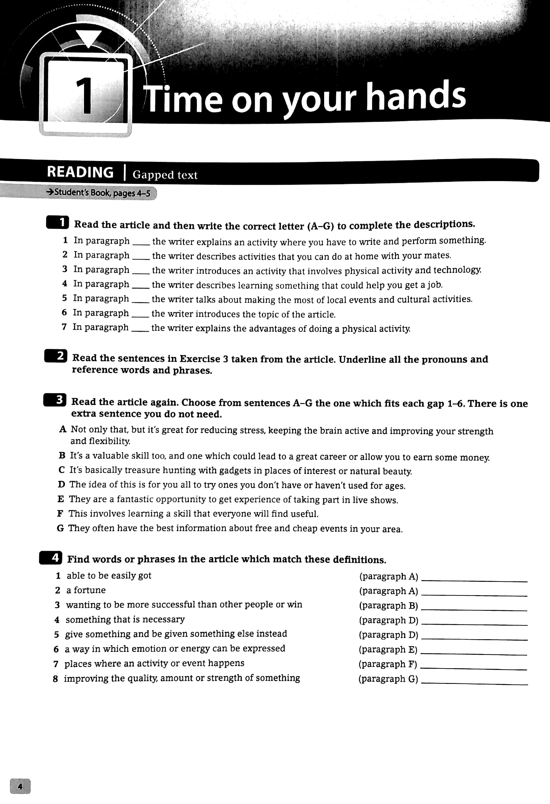 optimise level b2 workbook with key + online workbook - Ảnh 4