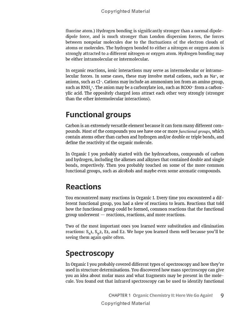 organic chemistry ii for dummies - Ảnh 7