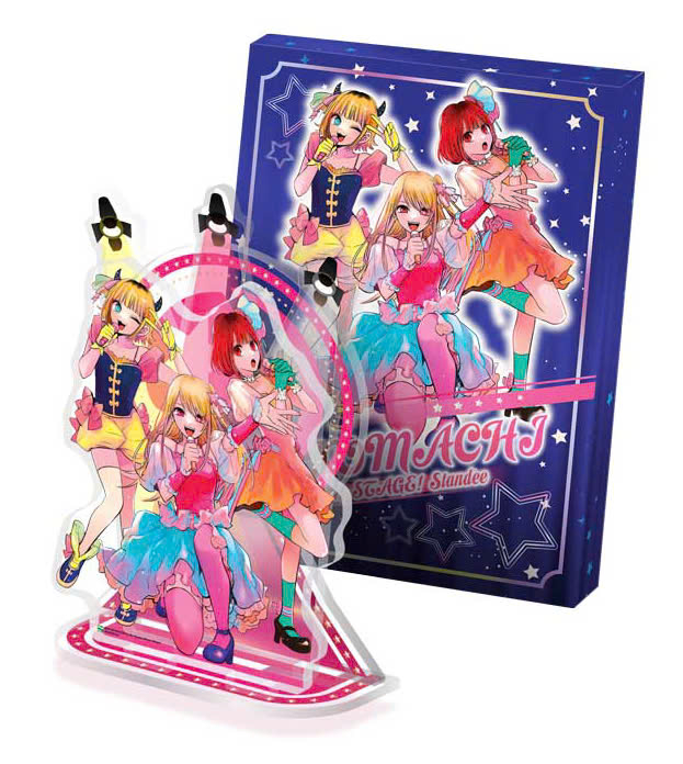 oshi no ko - dưới ánh hào quang - tập 12 - bản sưu tầm - tặng kèm bìa đặc biệt hai mặt + oshi no card + card idol + vòng tay idol + b-komachi fc member card + b-komachi on-stage standee - Ảnh 8