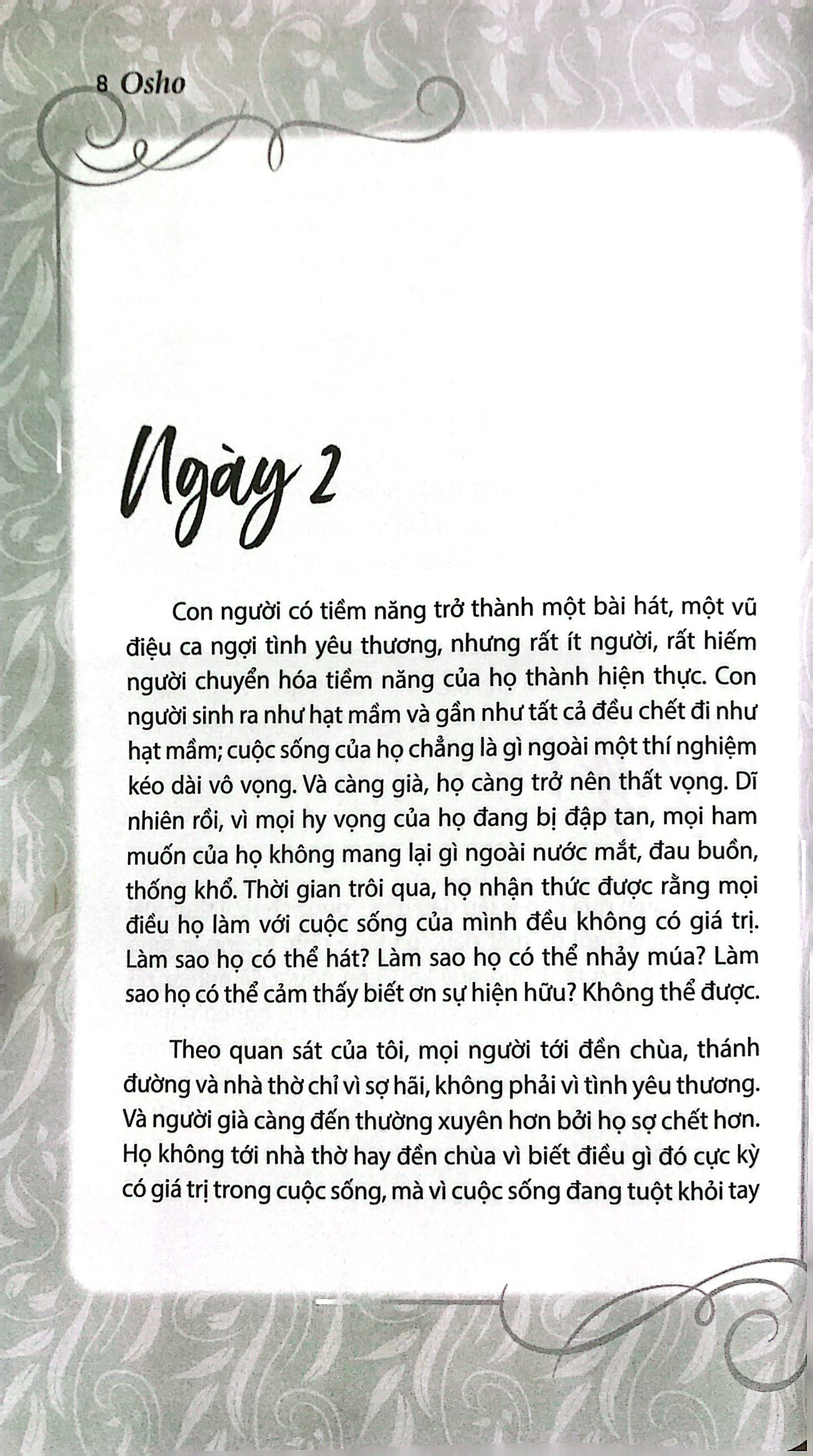 osho - suy ngẫm cuối cùng vào buổi tối - 365 khoảnh khắc tâm thiền cho đêm tỉnh thức (tái bản 2022) - Ảnh 6
