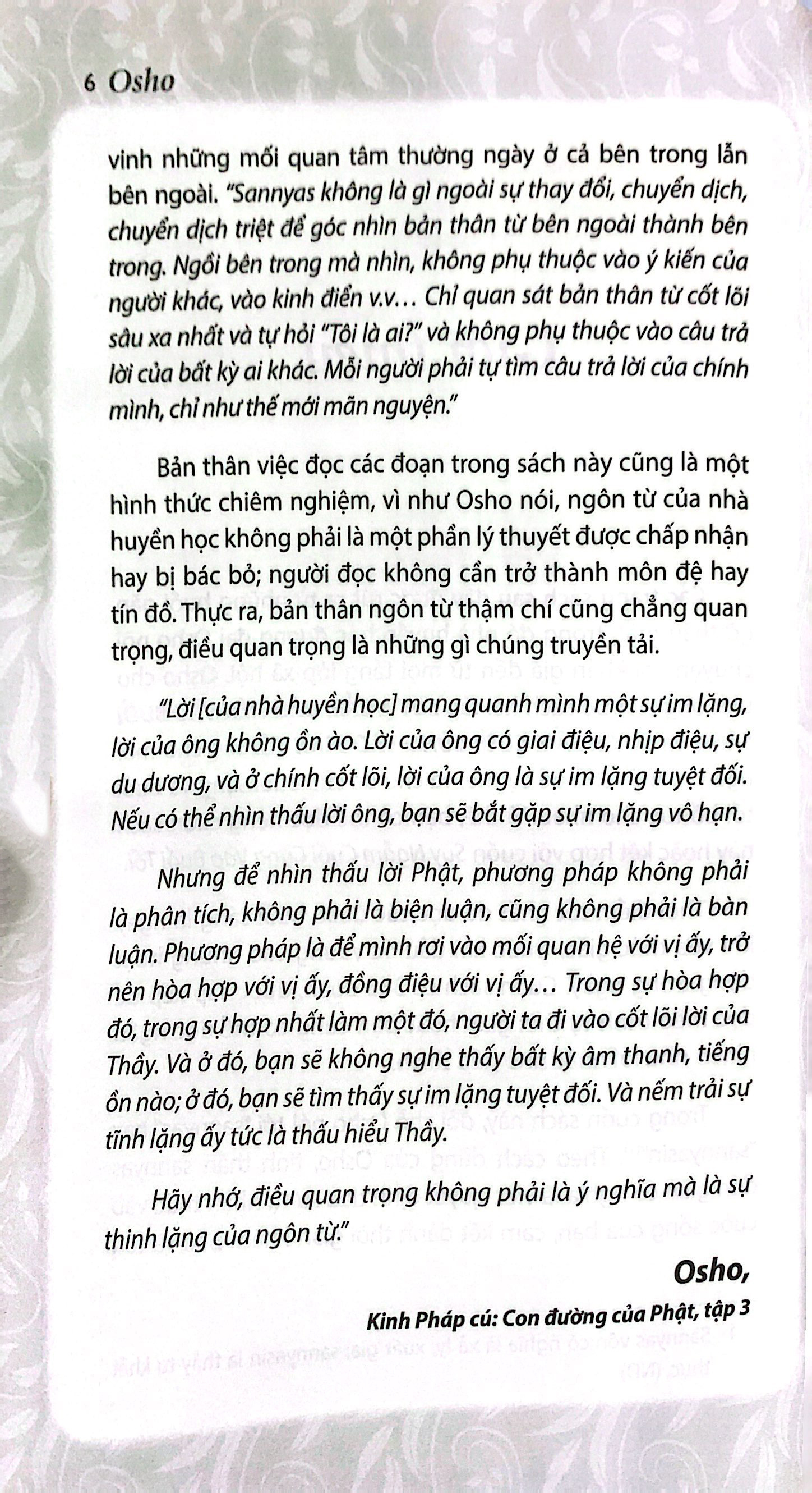 osho - suy ngẫm đầu tiên vào buổi sáng - 365 khoảnh khắc thăng hoa cho ngày mới tỉnh thức (tái bản 2022) - Ảnh 4
