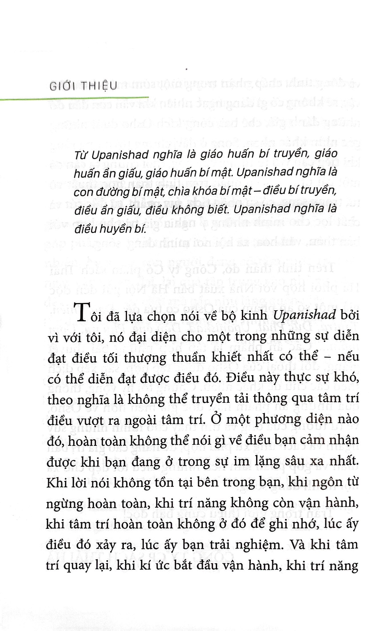 osho - upanishad - cốt tủy của giáo huấn (tái bản 2022) - Ảnh 7