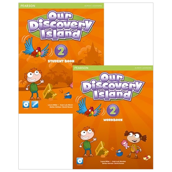 our discovery island ame (sb2 w/cdrom + wb2 w/cd) - Ảnh 2