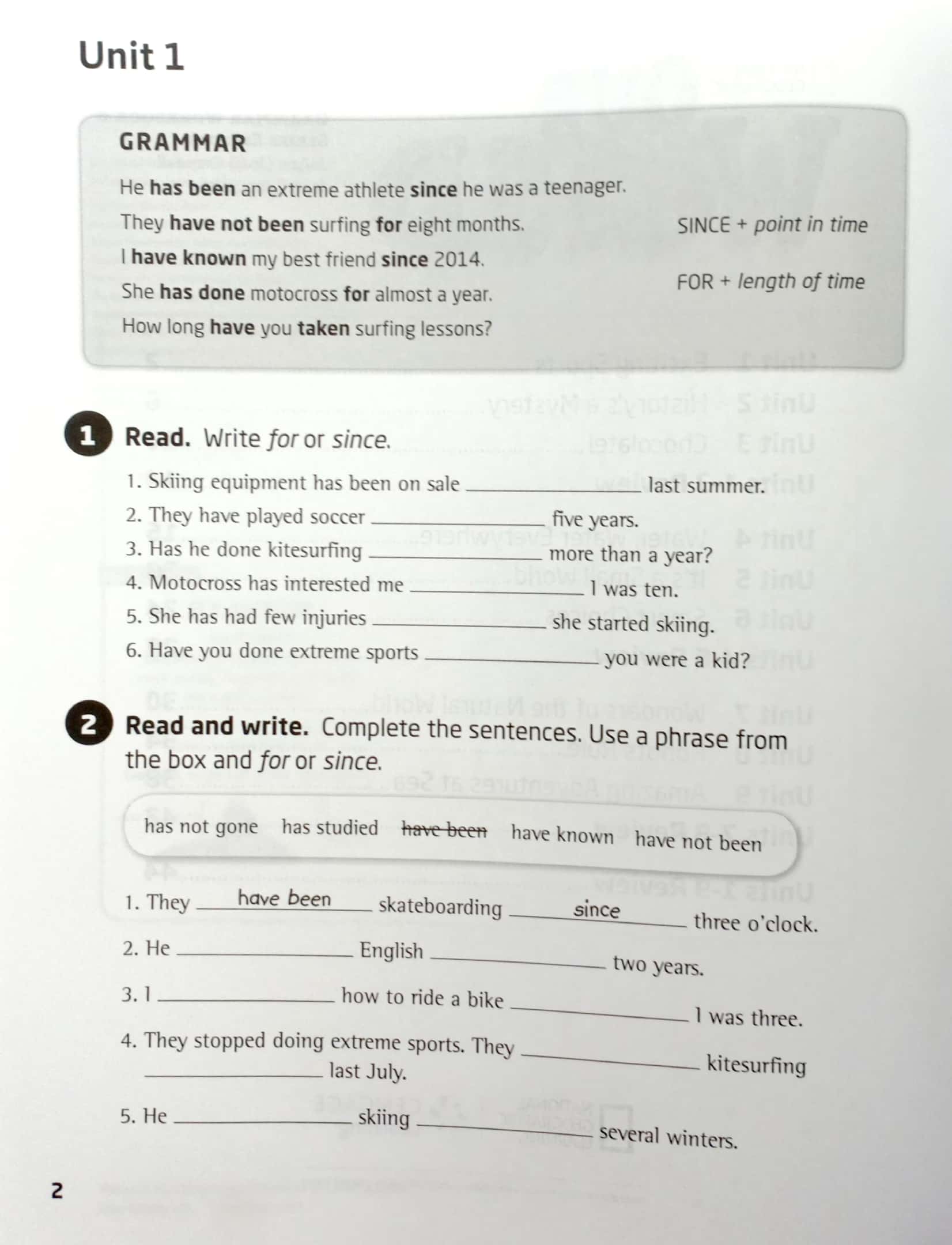 our world 6: grammar workbook - Ảnh 4