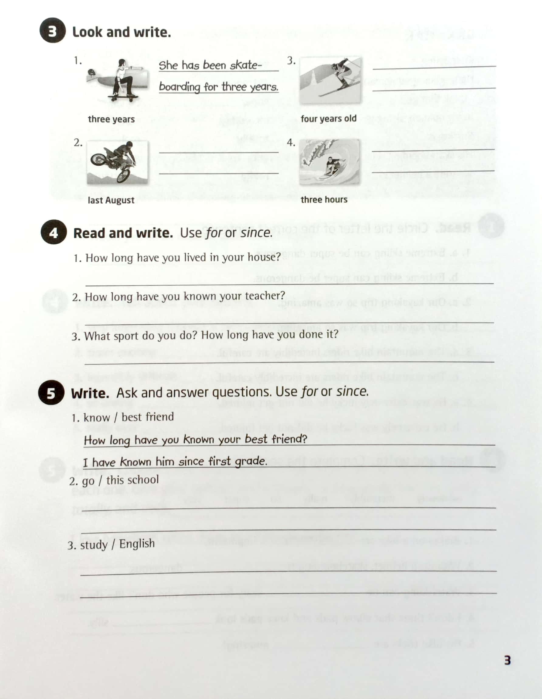 our world 6: grammar workbook - Ảnh 5