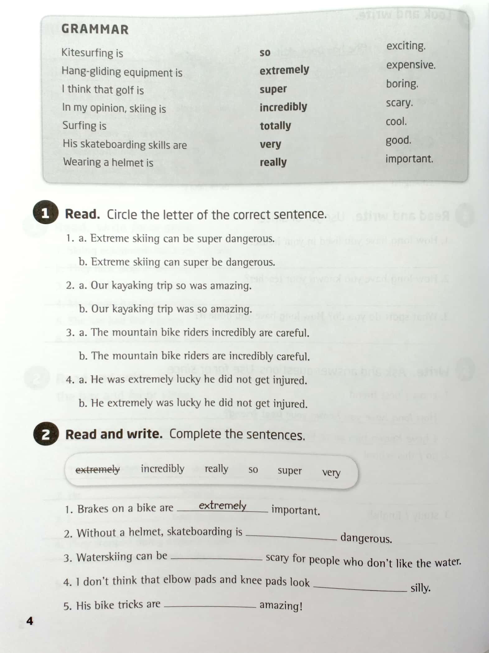 our world 6: grammar workbook - Ảnh 6