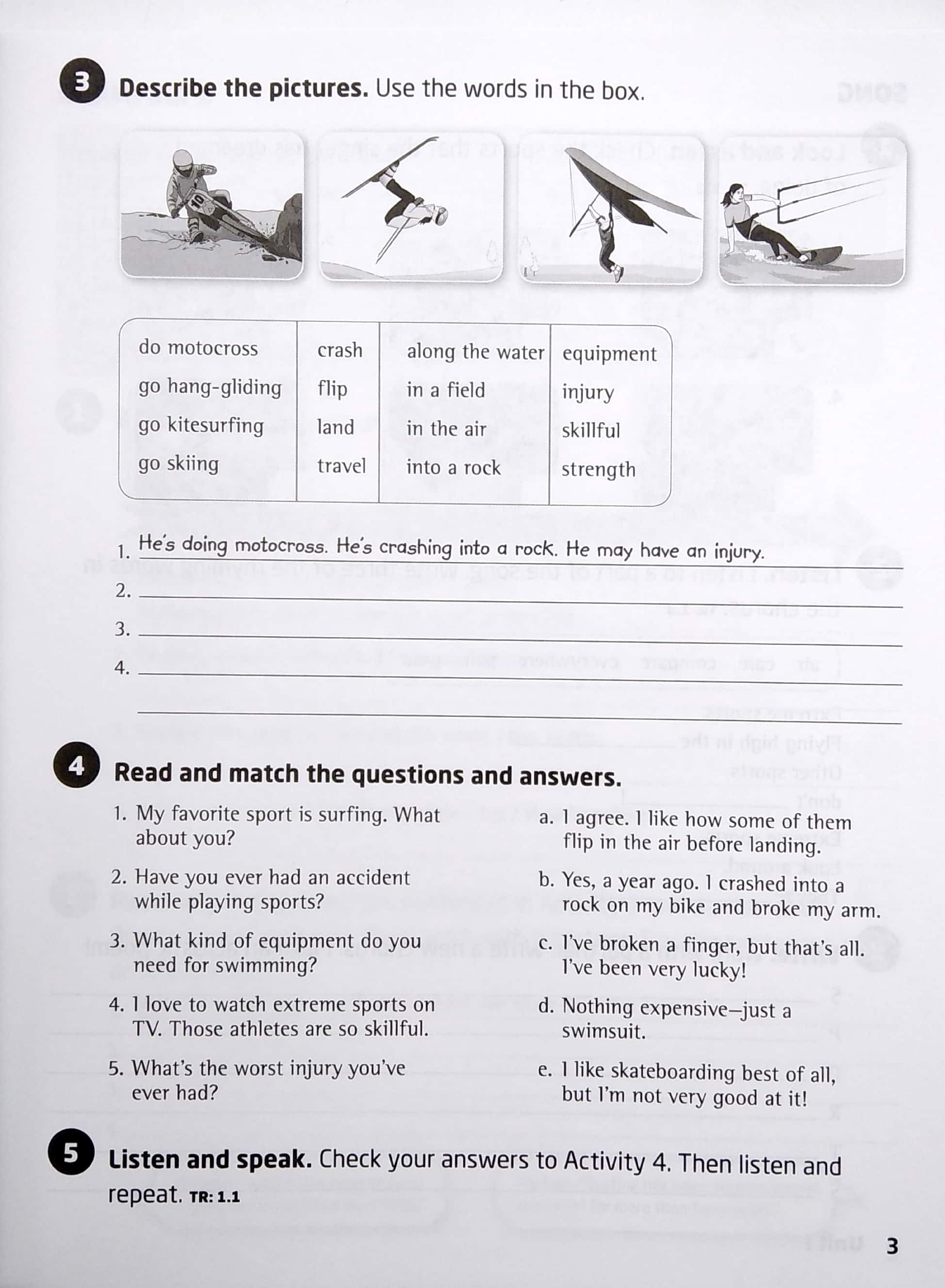 our world 6: workbook - Ảnh 5