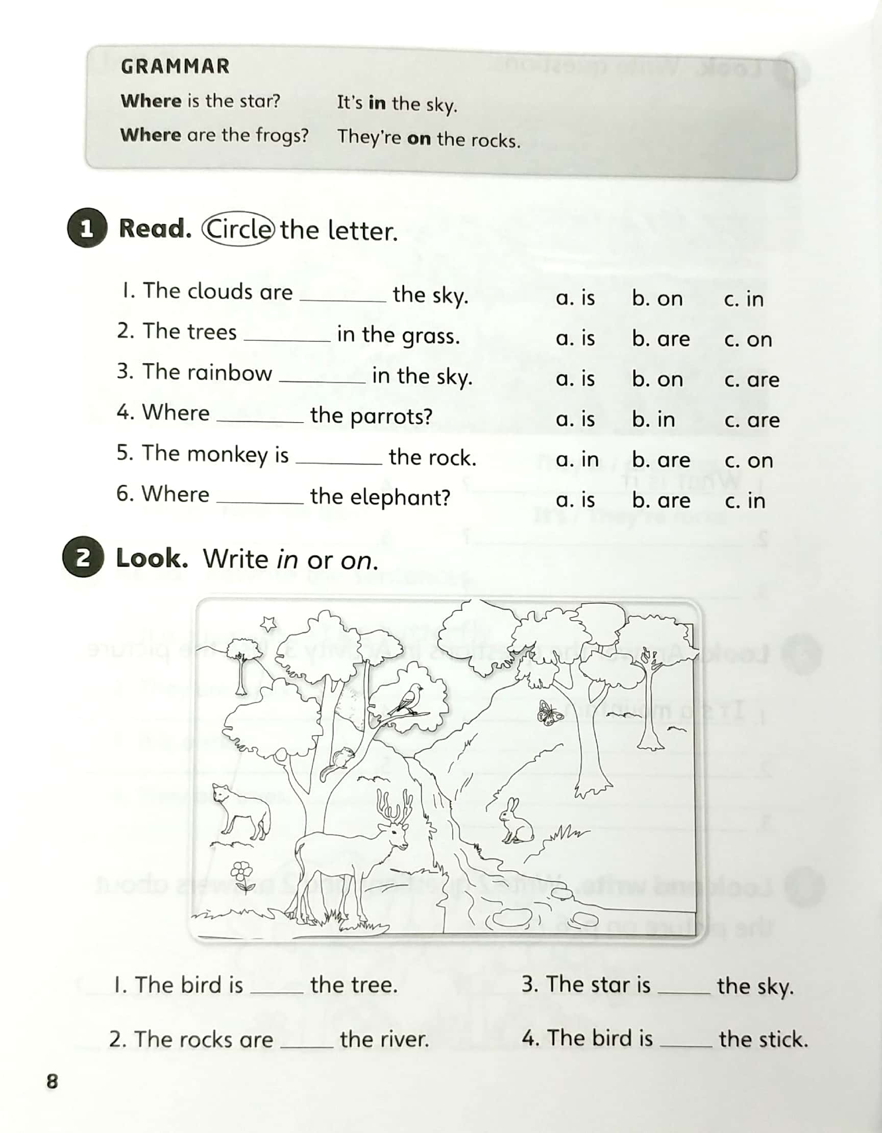 our world ame 1 grammar workbook - Ảnh 10