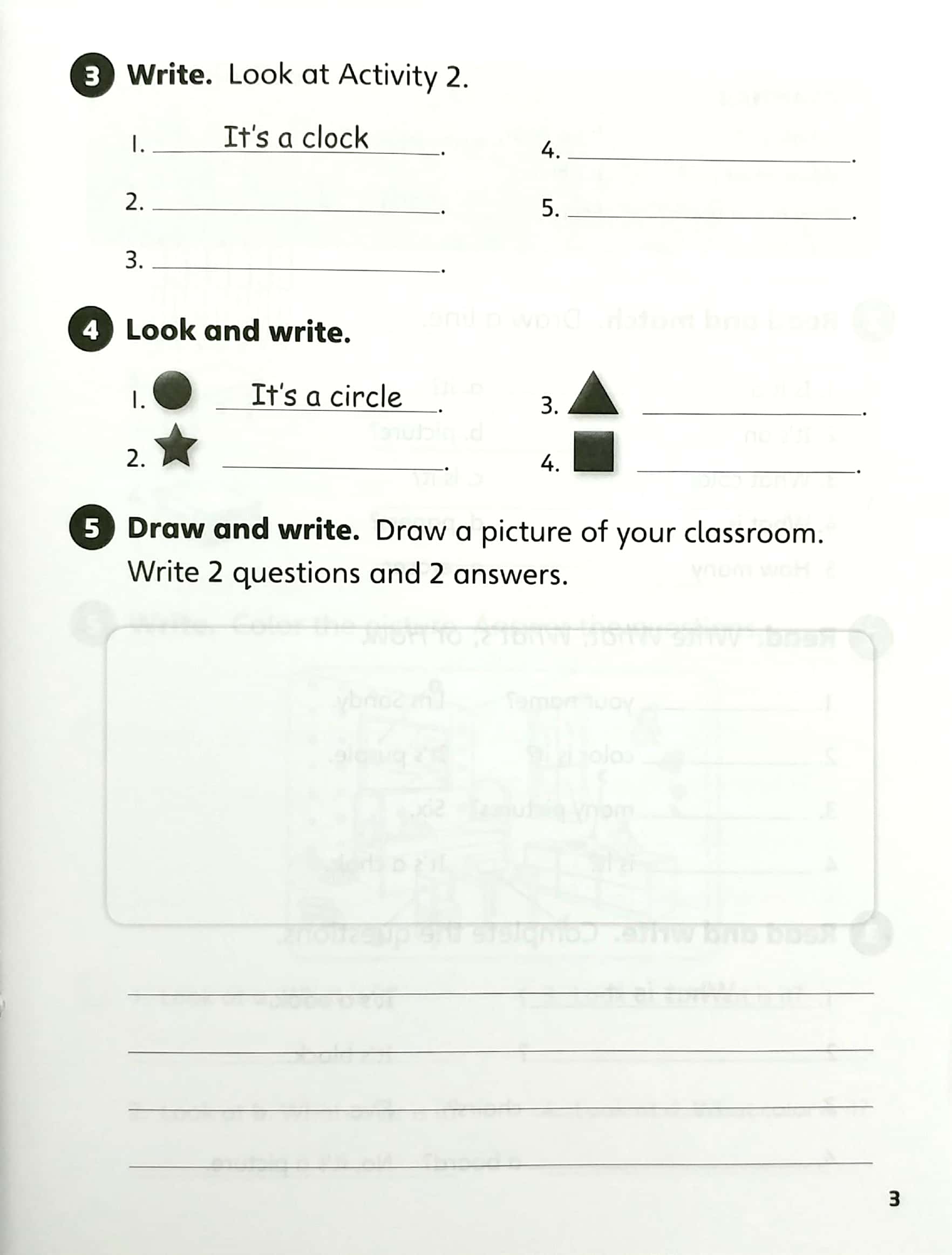our world ame 1 grammar workbook - Ảnh 5