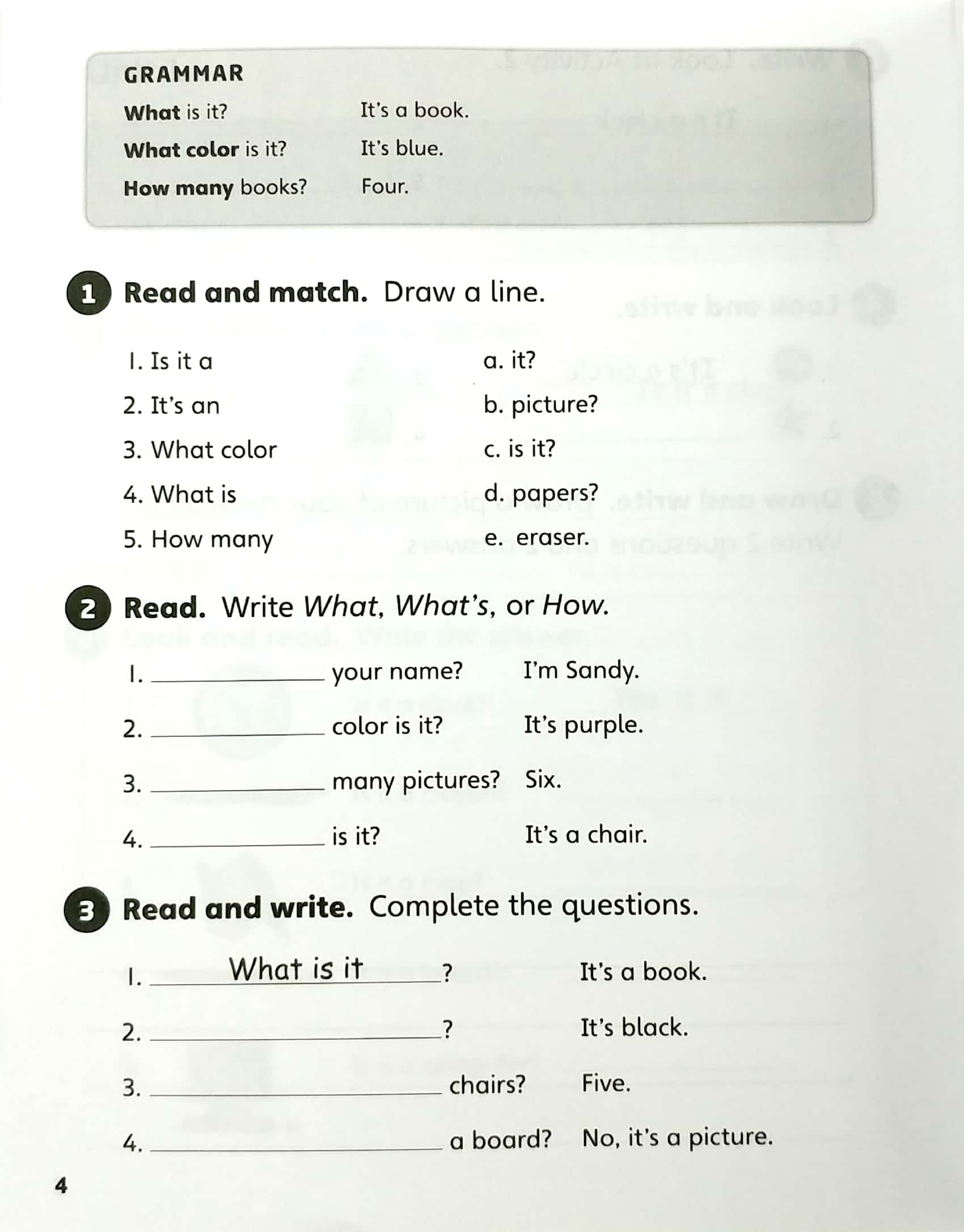 our world ame 1 grammar workbook - Ảnh 6