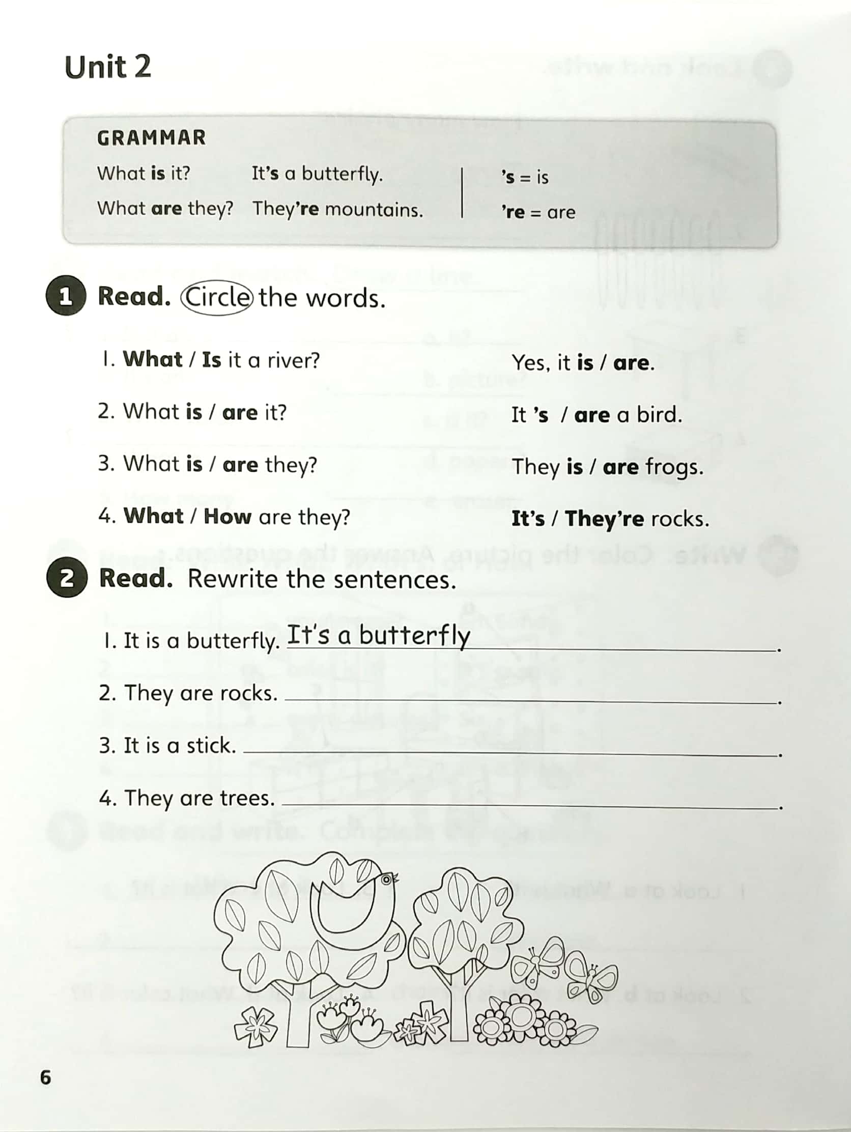 our world ame 1 grammar workbook - Ảnh 8