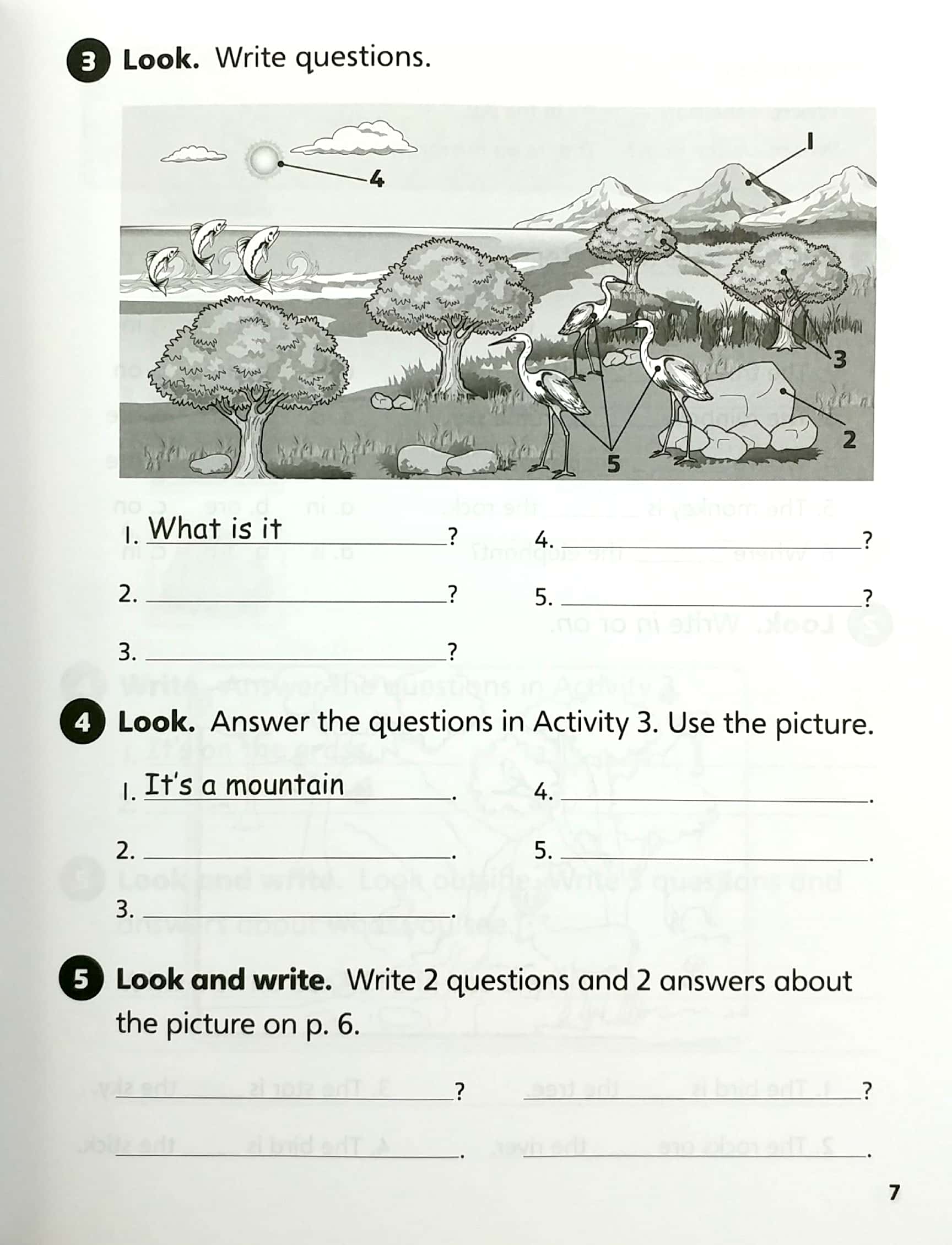 our world ame 1 grammar workbook - Ảnh 9