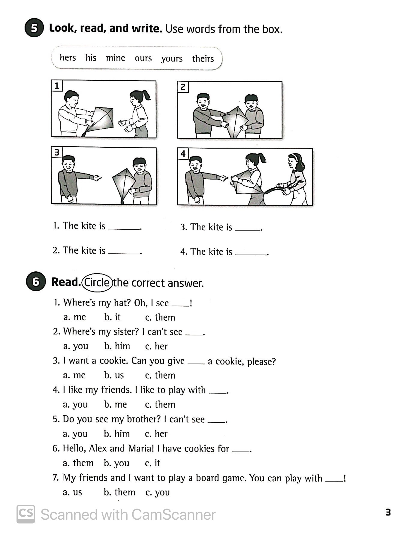 our world ame 3 workbook - Ảnh 6