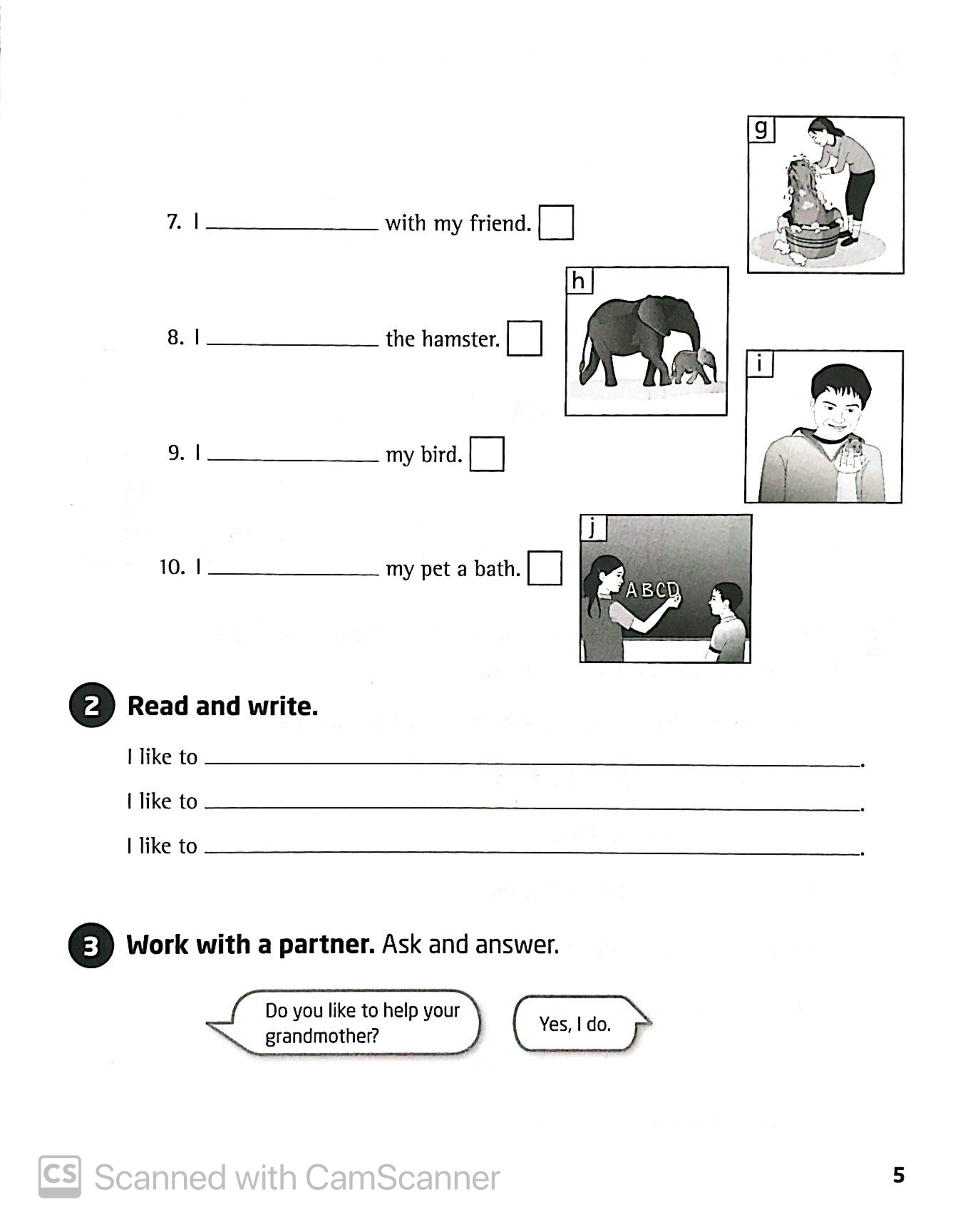 our world ame 3 workbook - Ảnh 8