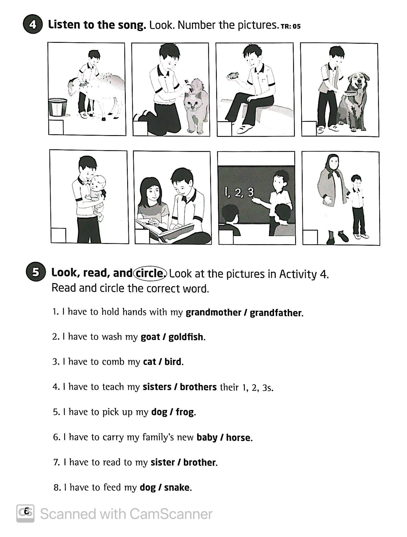 our world ame 3 workbook - Ảnh 9