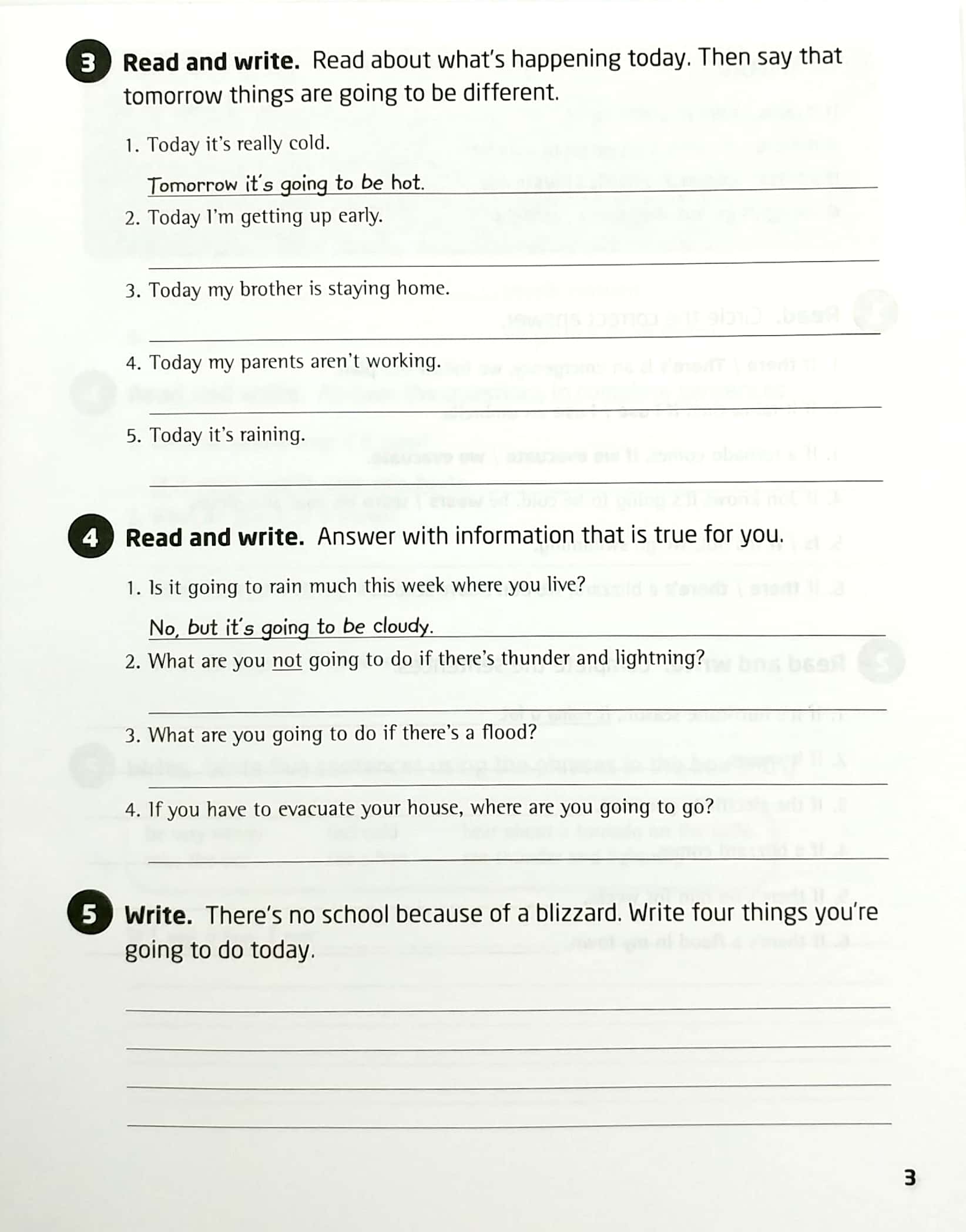 our world ame 5 grammar workbook - Ảnh 5