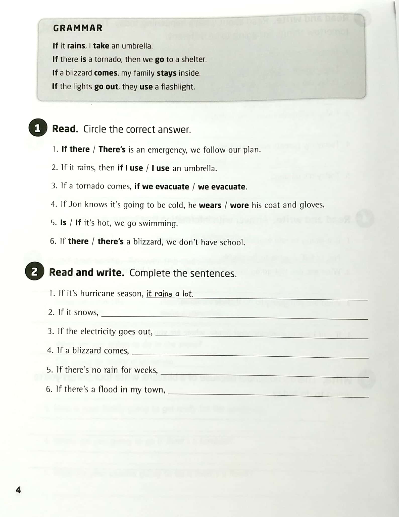 our world ame 5 grammar workbook - Ảnh 6