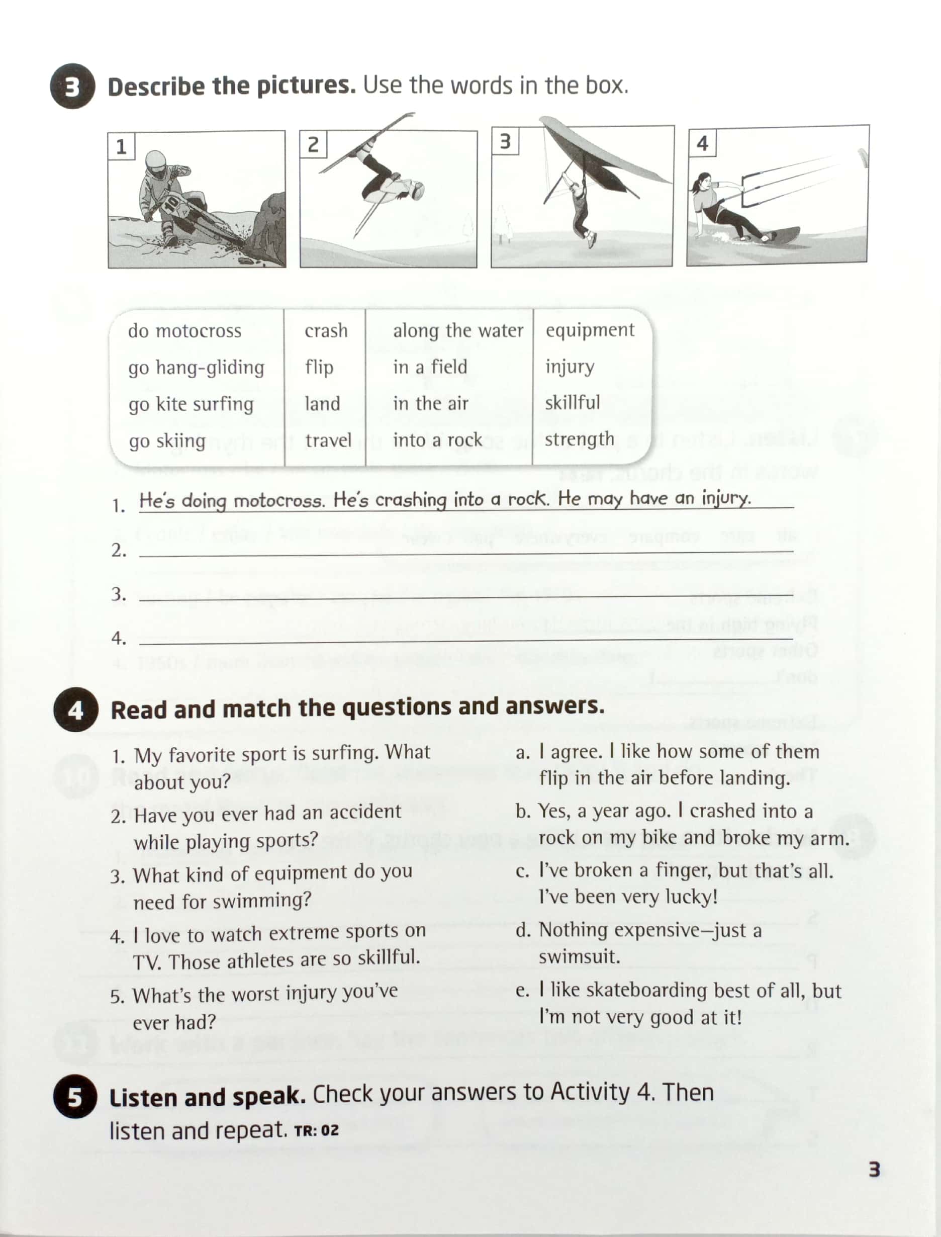 our world ame 6 workbook - Ảnh 5
