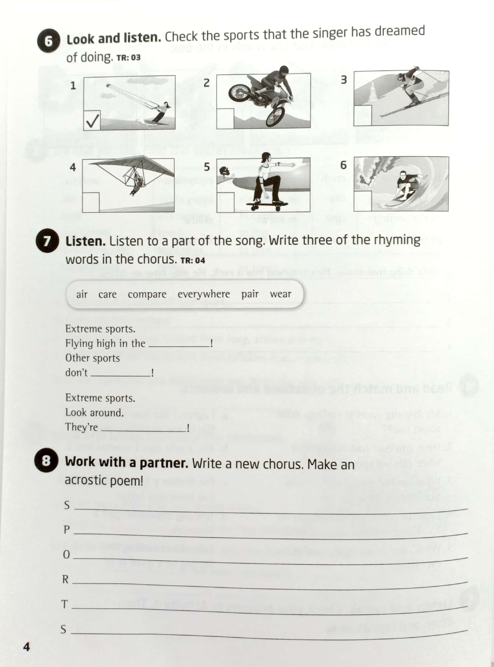 our world ame 6 workbook - Ảnh 6