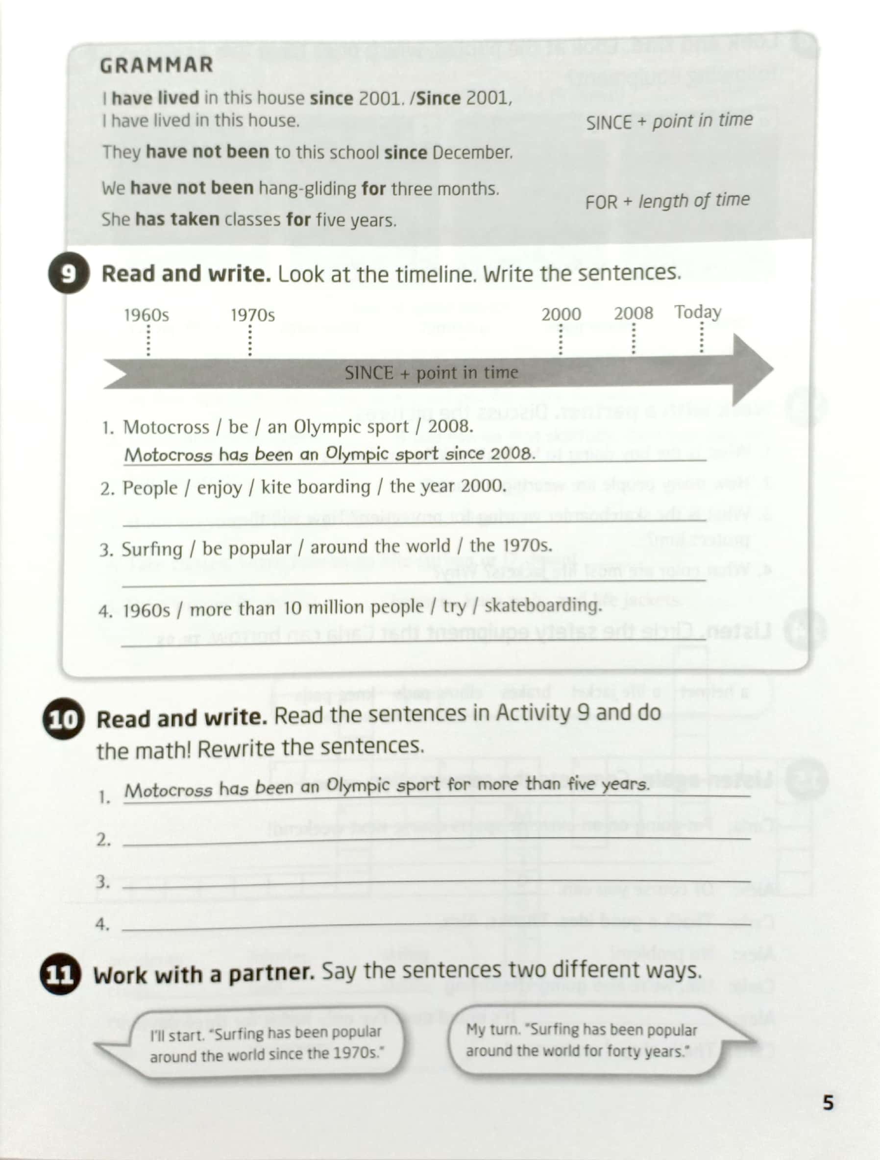 our world ame 6 workbook - Ảnh 7