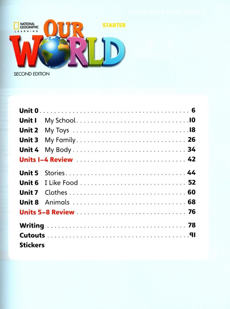 our world starter student's book 2nd edition (american english) - Ảnh 6