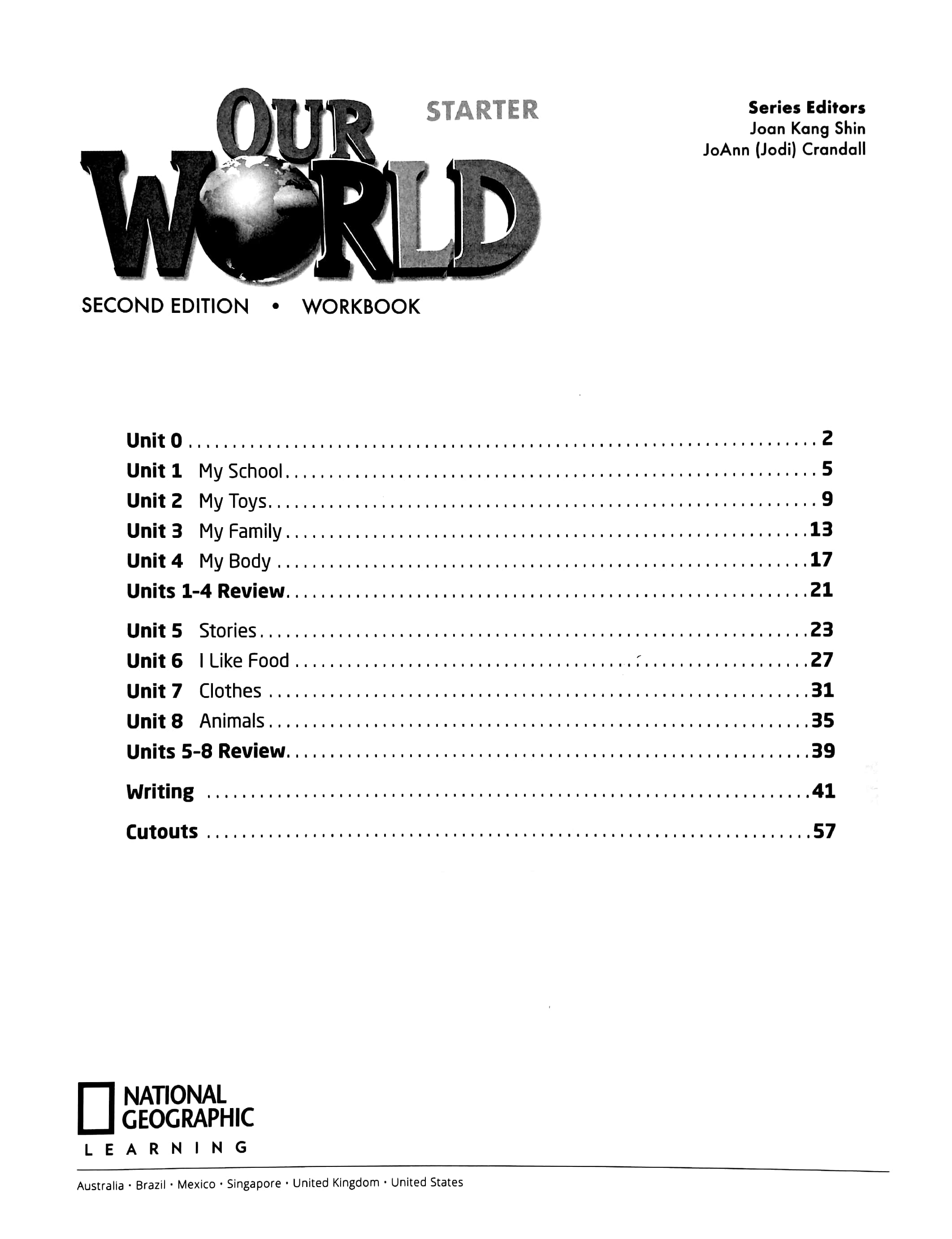 our world starter workbook 2nd edition (american english) - Ảnh 3