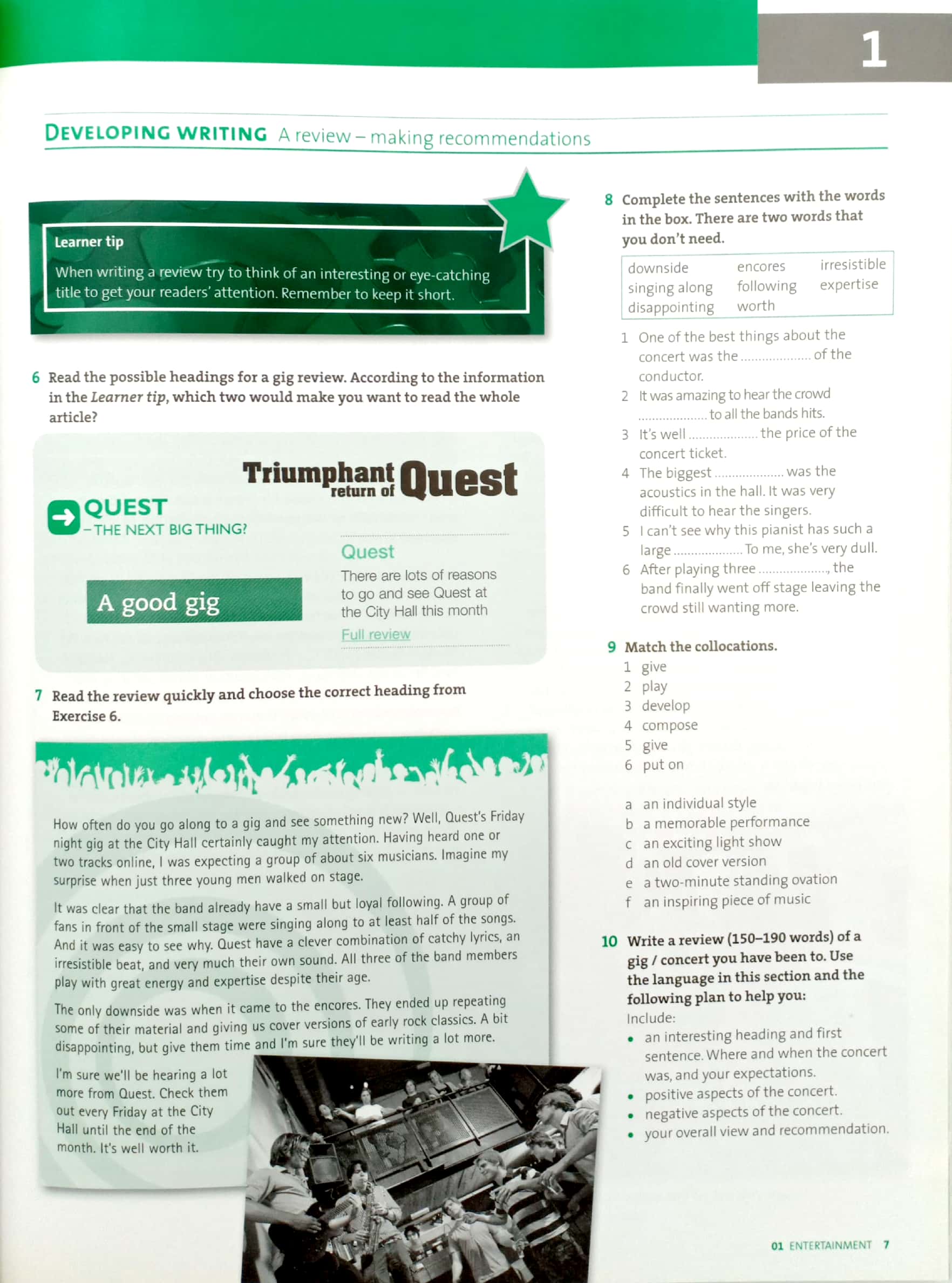 outcomes upper intermediate: workbook - Ảnh 8
