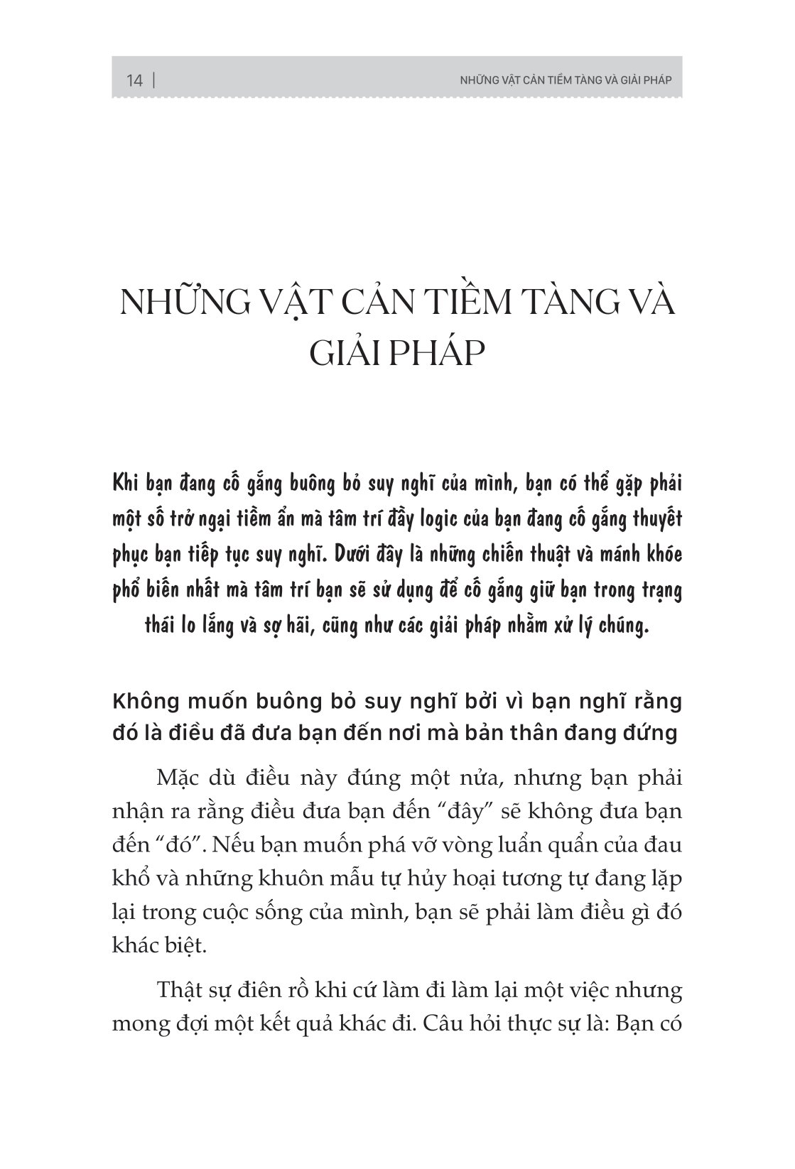 overthinking: loại bỏ bệnh lo âu và suy nghĩ quá nhiều - Ảnh 14