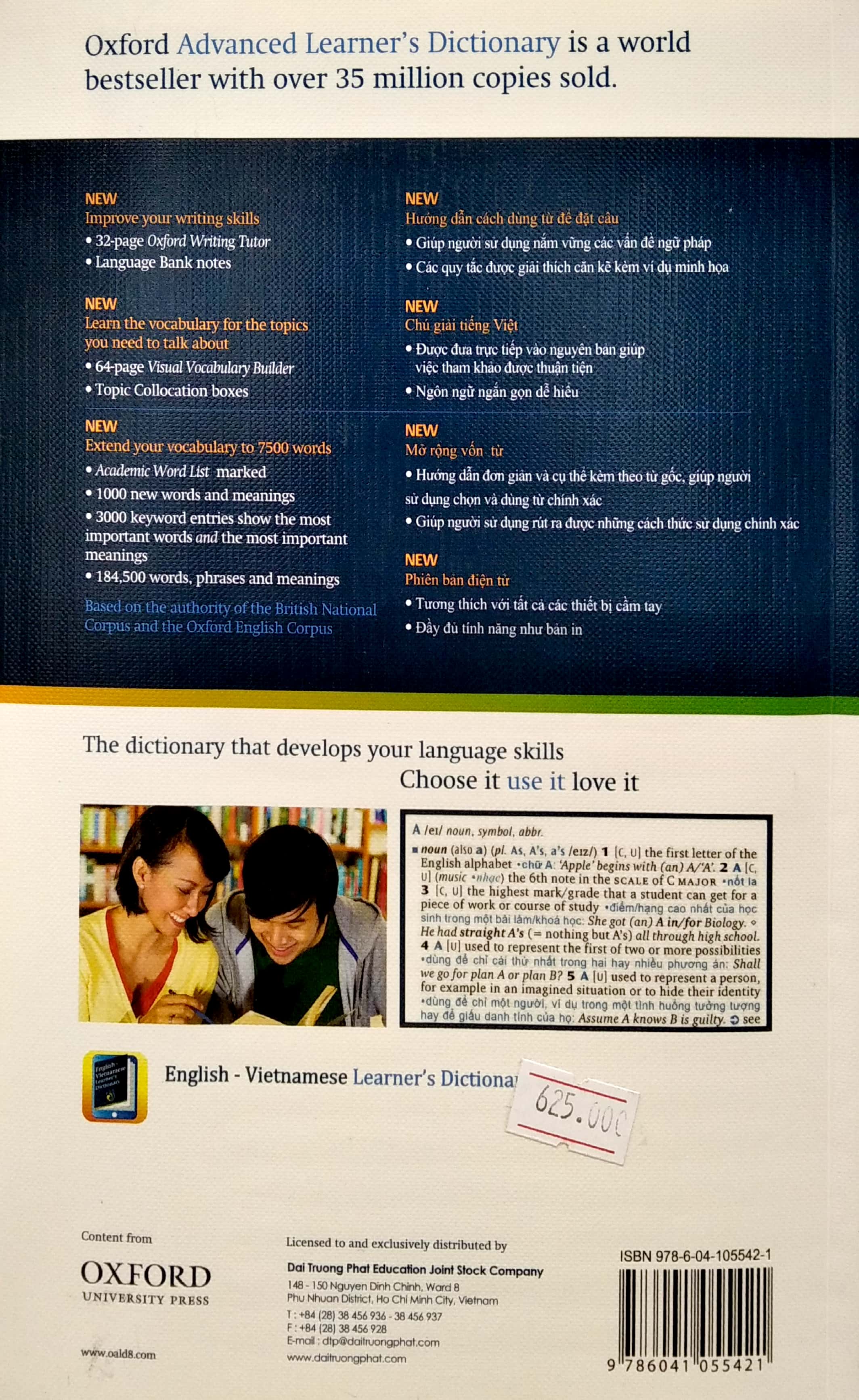 oxford advanced learner's dictionary with vietnamese translation (paperback) - Ảnh 6