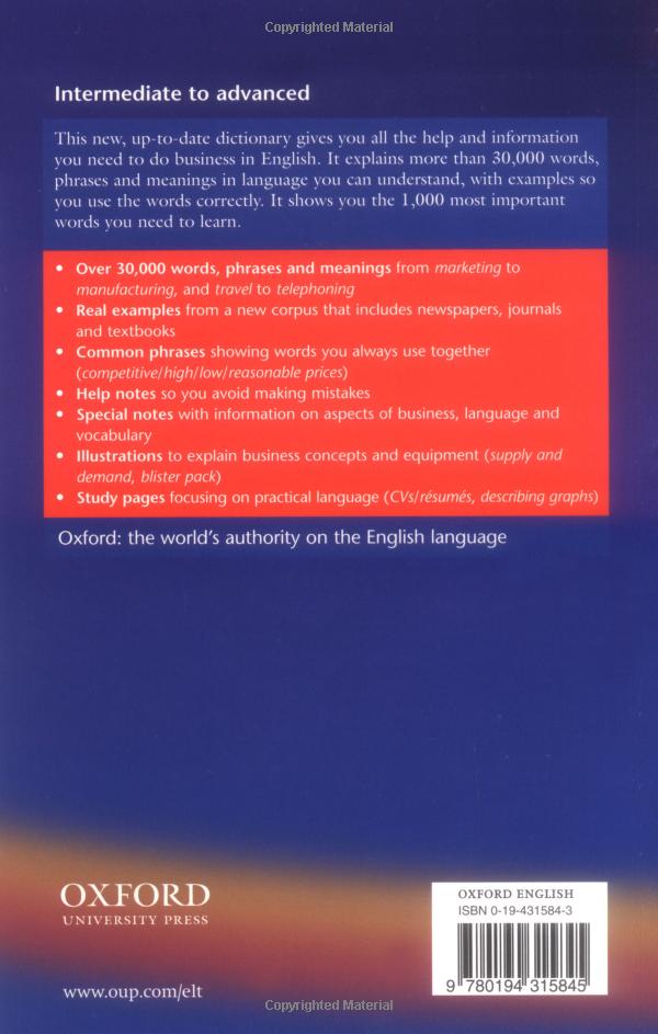 oxford business english dictionary for learners of english dictionary and cd-rom pack - Ảnh 16