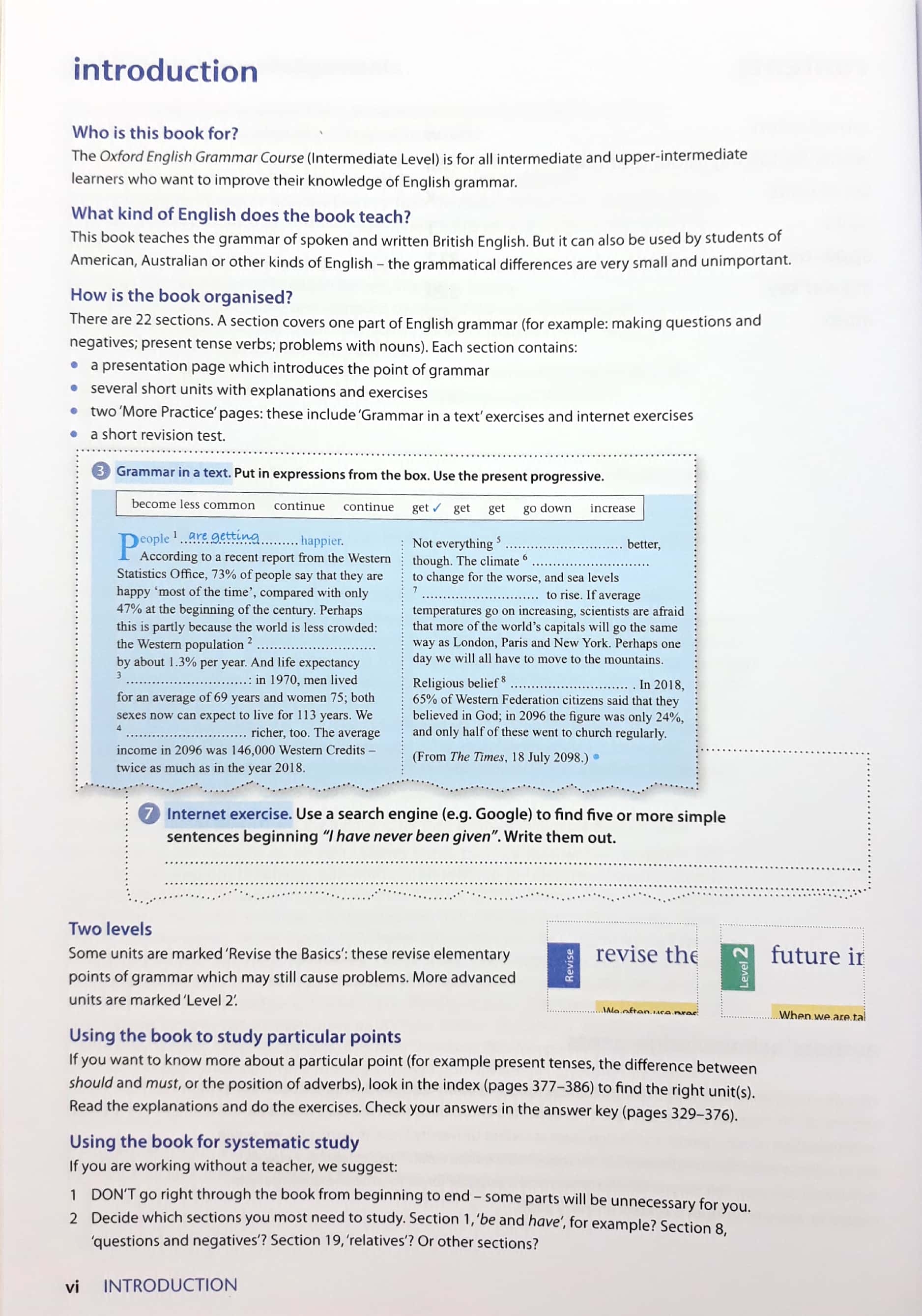 oxford english grammar course: intermediate: with answers - Ảnh 4