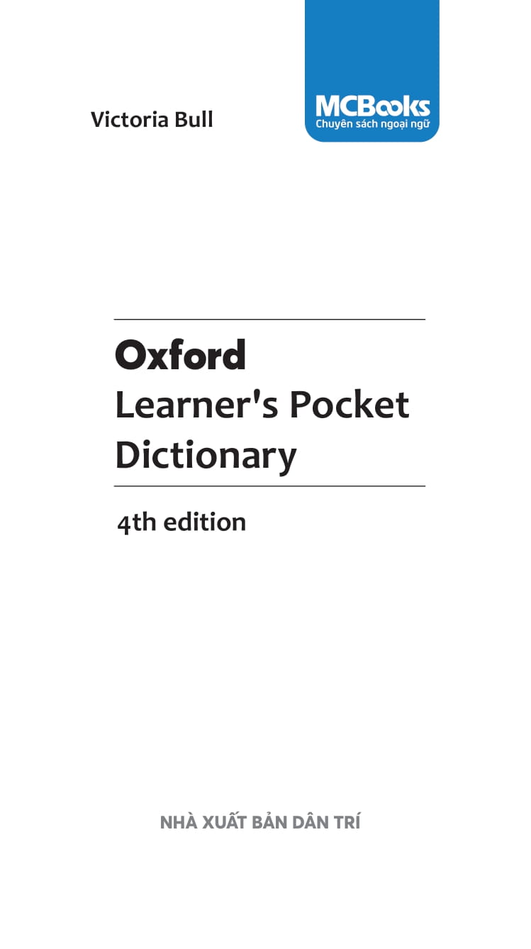 Oxford Learner's Pocket Dictionary - Fourth Edition - Ảnh 3