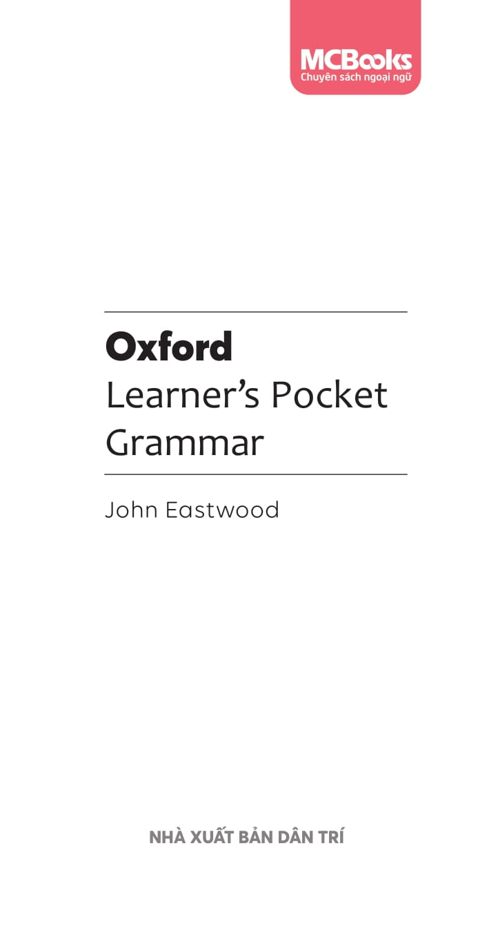 oxford learner's pocket grammar - Ảnh 3