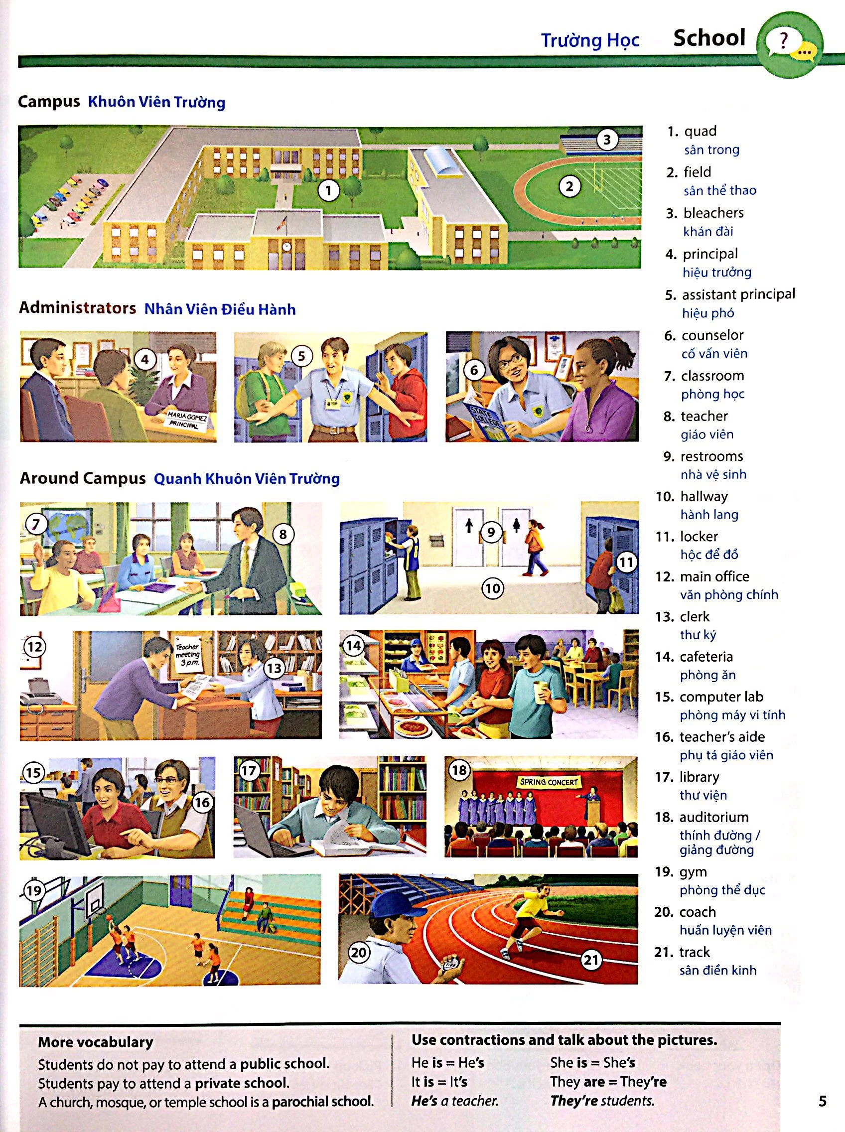 oxford picture dictionary third edition: english - vietnamese edition - Ảnh 6