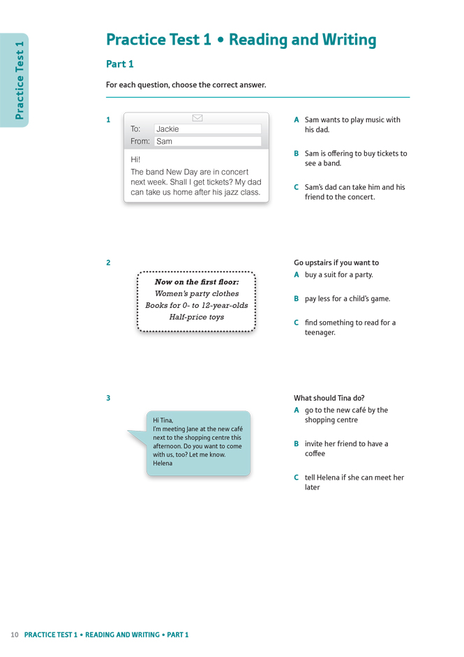 oxford preparation and practice for cambridge english: a2 key for schools exam trainer with key - Ảnh 7