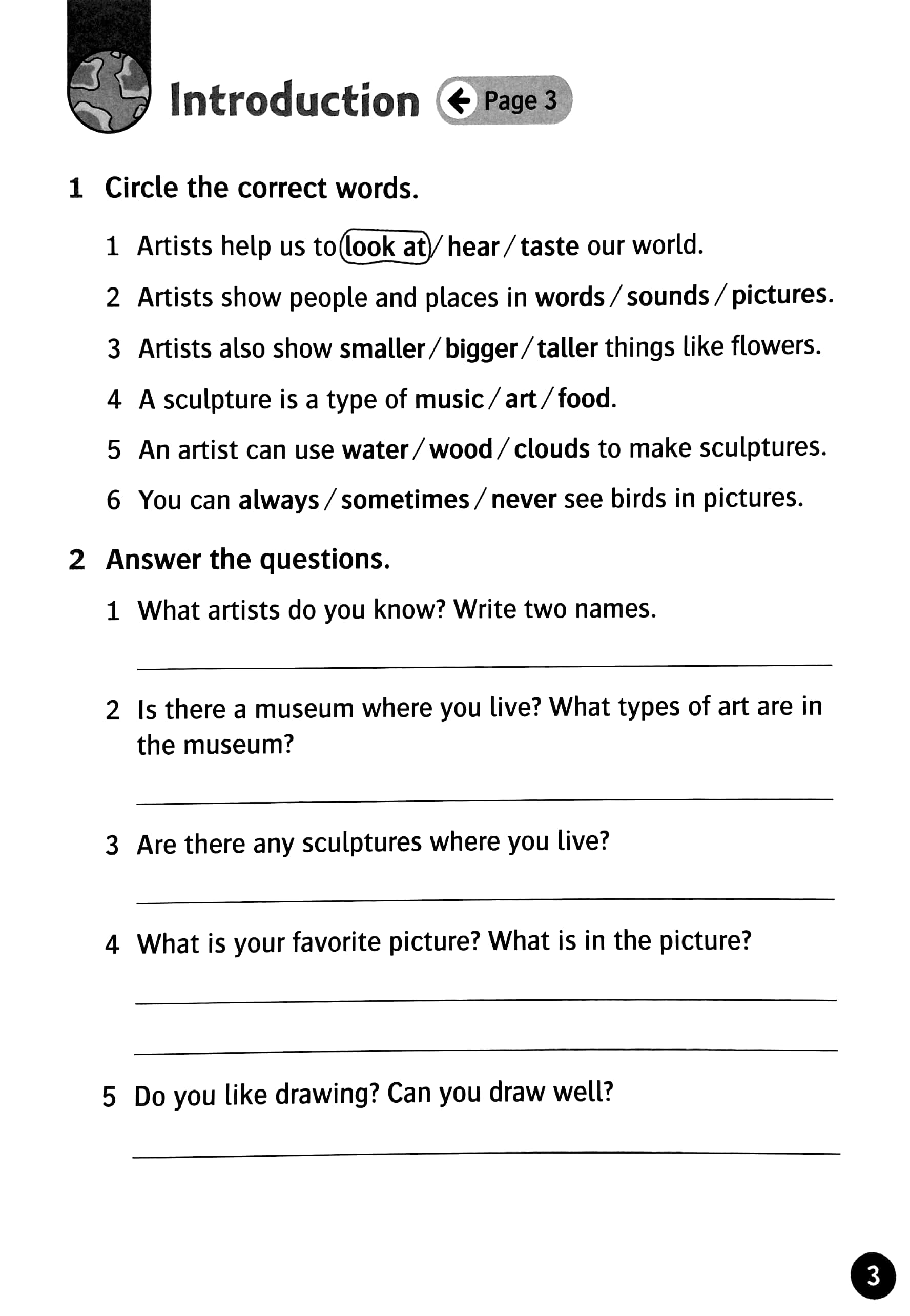 oxford read and discover: level 5: our world in art activity book - Ảnh 3