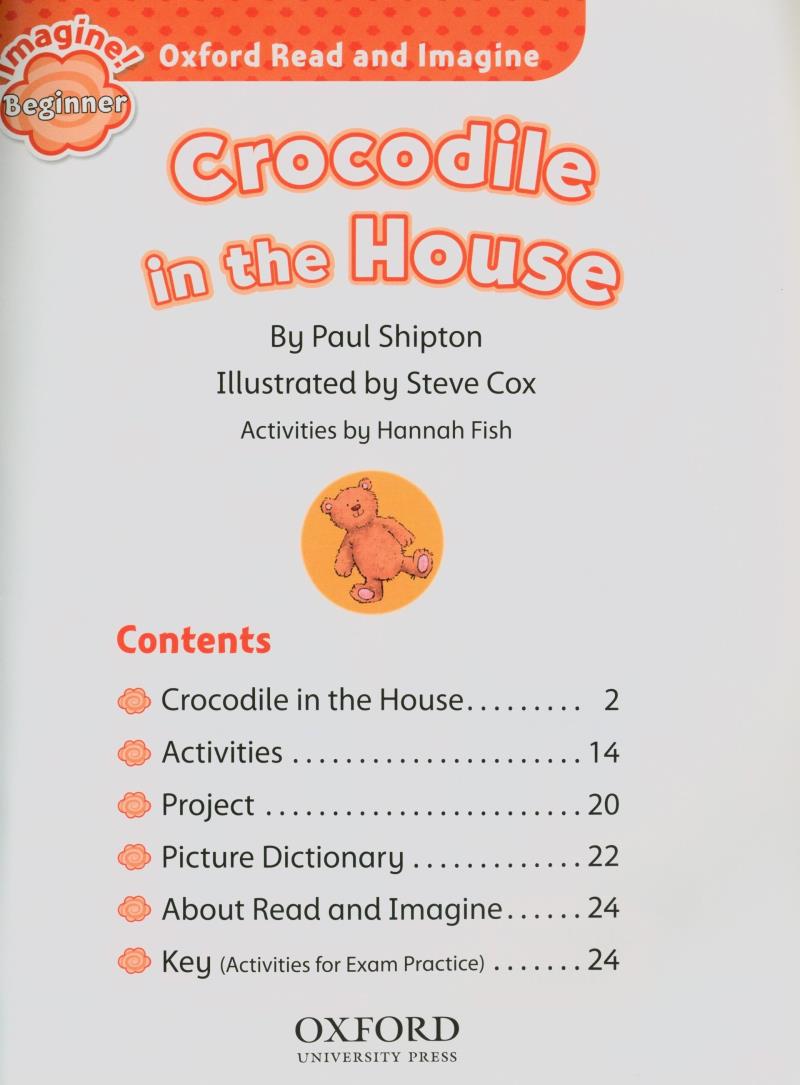 oxford read and imagine beginner: crocodile in the house - Ảnh 3