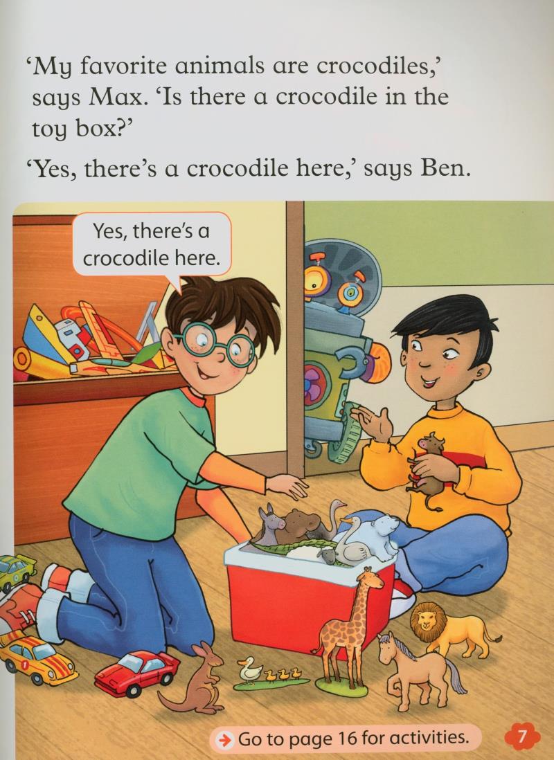 oxford read and imagine beginner: crocodile in the house - Ảnh 5