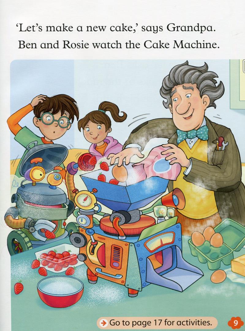 oxford read and imagine: beginner: the cake machine - Ảnh 6