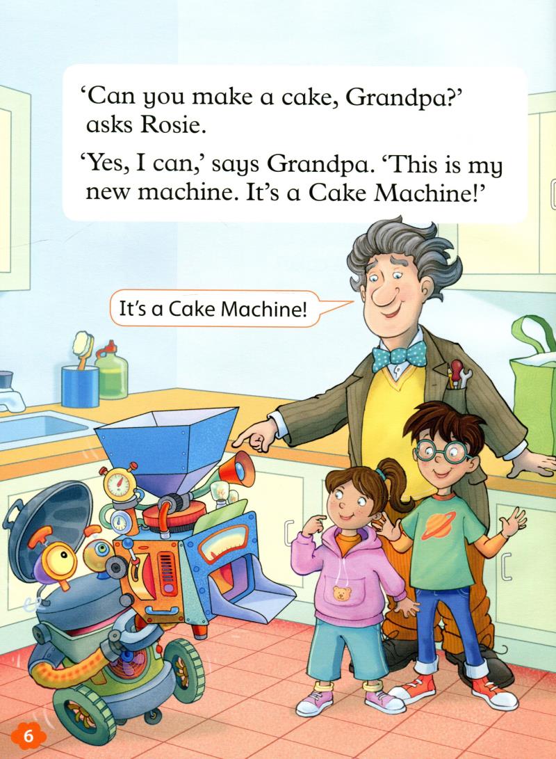 oxford read and imagine: beginner: the cake machine - Ảnh 9