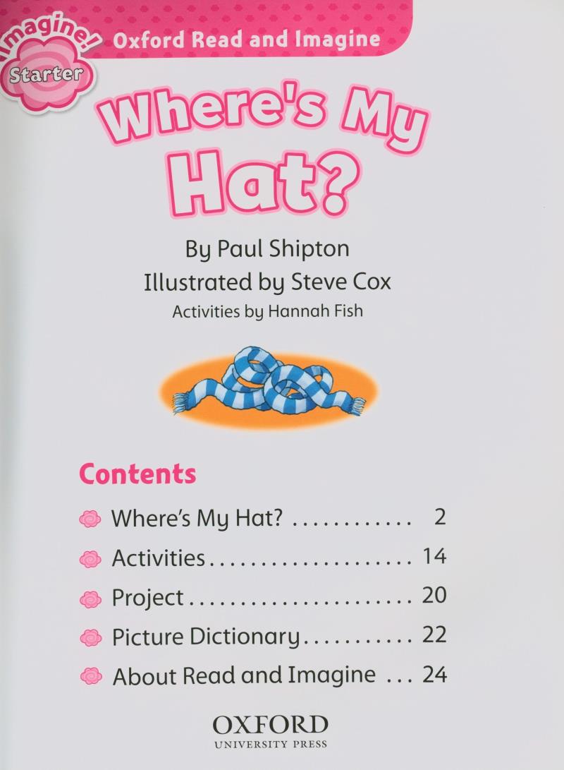 oxford read and imagine starter: where's my hat? - Ảnh 4