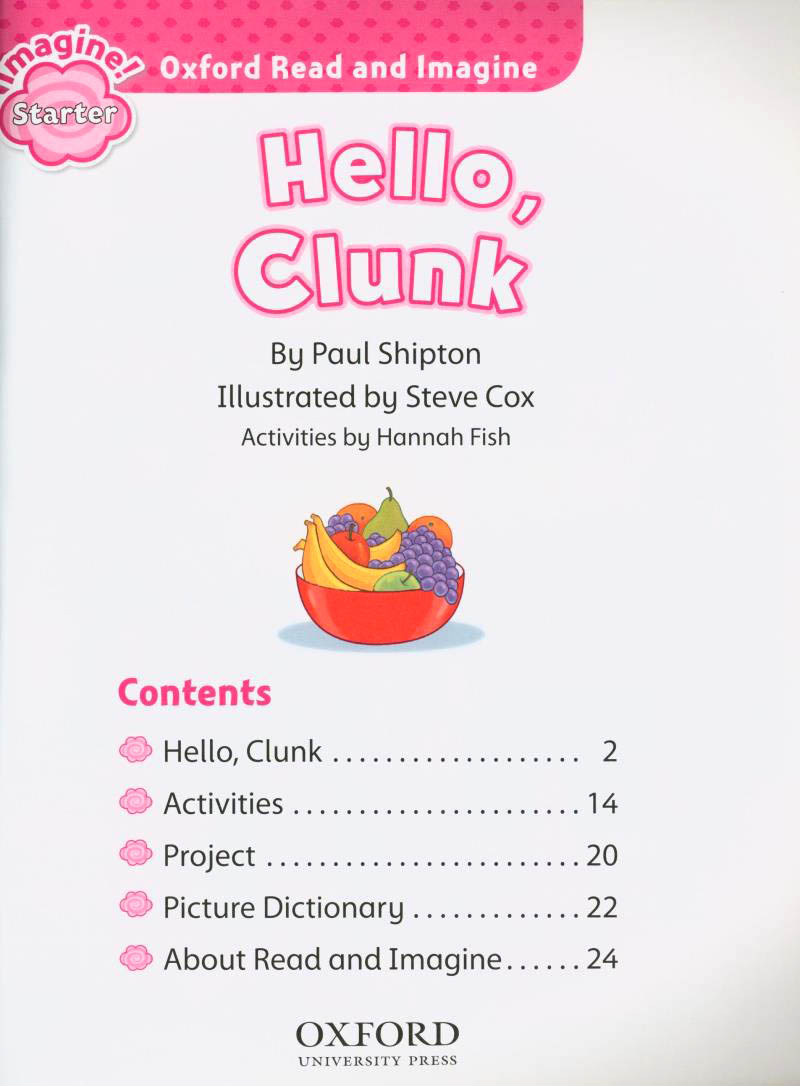 oxford read & imagine: starter: hello, clunk - Ảnh 4