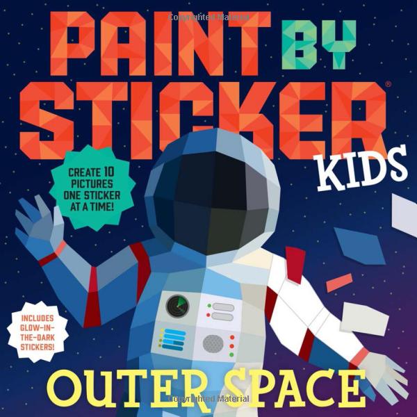 Paint By Sticker Kids: Outer Space: Create 10 Pictures One Sticker At A Time! - Ảnh 2