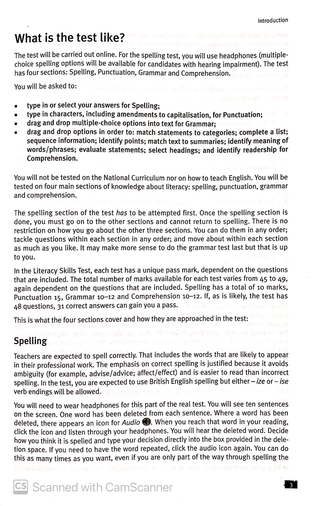 passing the literacy skills test - Ảnh 6