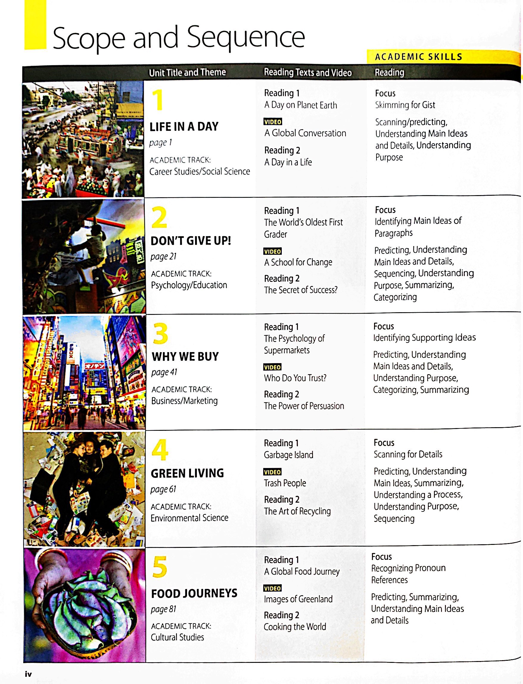 pathways: reading, writing, and critical thinking 1: student book/online workbook - Ảnh 4