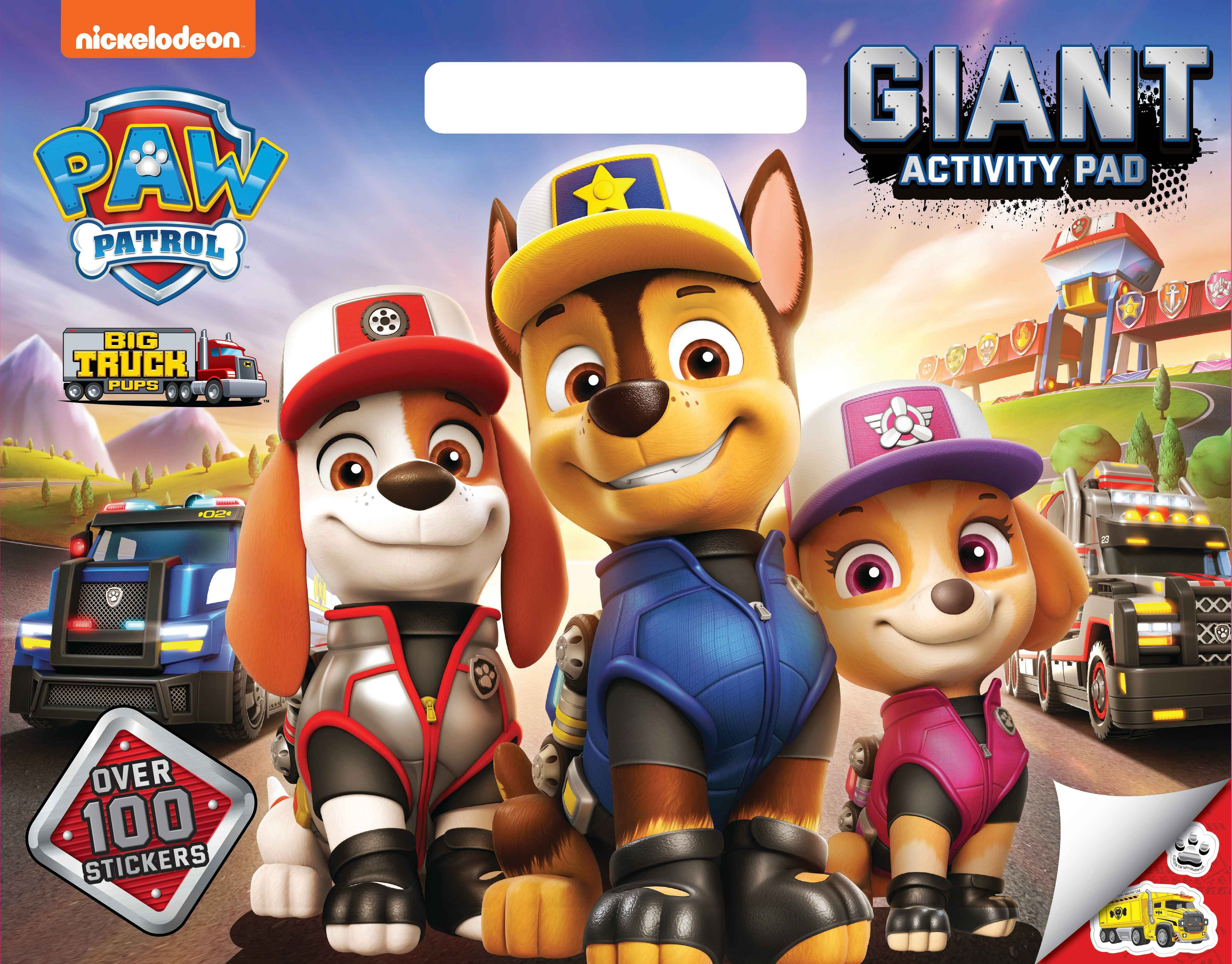 paw patrol - giant activity pad - big truck pups - Ảnh 2