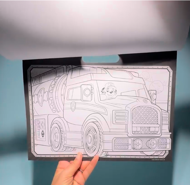 paw patrol - giant activity pad - big truck pups - Ảnh 5