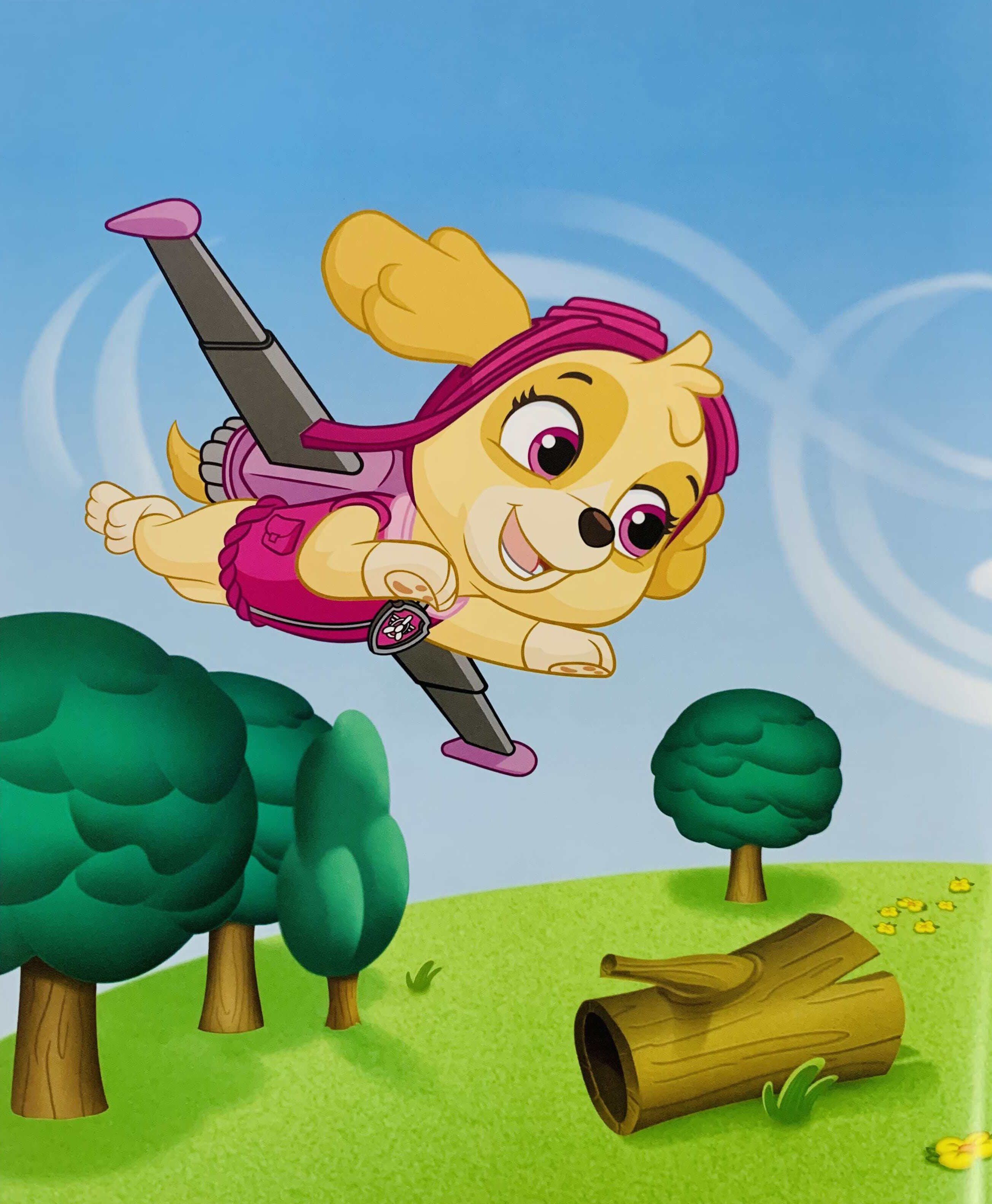 paw patrol high flying skye - storybook with bag tag - Ảnh 3