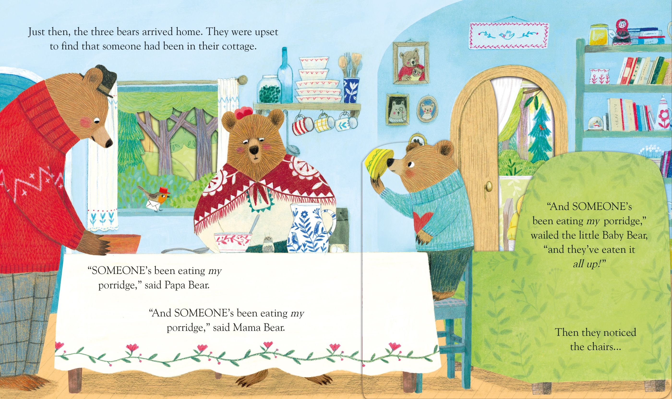 peep inside a fairy tale goldilocks and the three bears - Ảnh 3