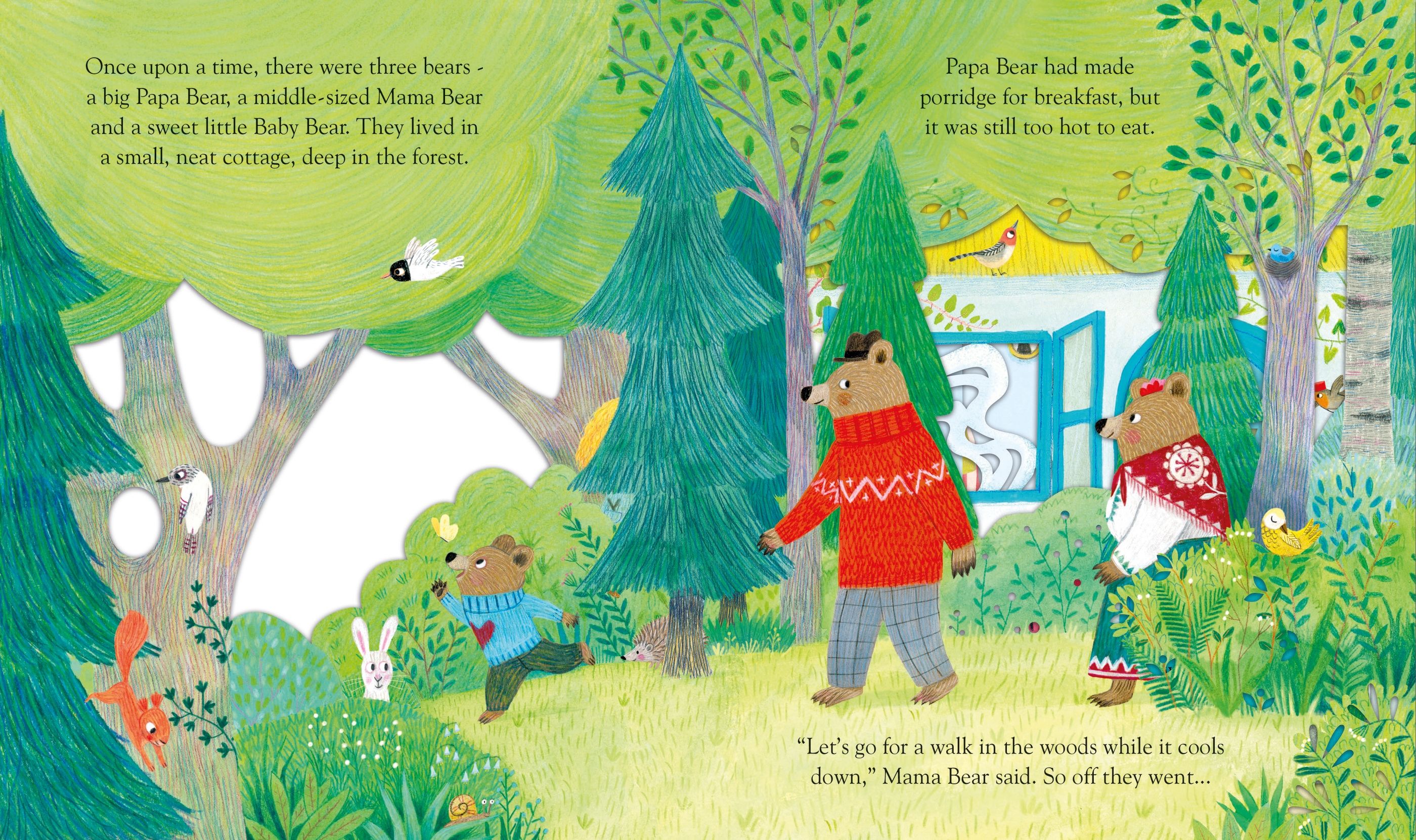 peep inside a fairy tale goldilocks and the three bears - Ảnh 5